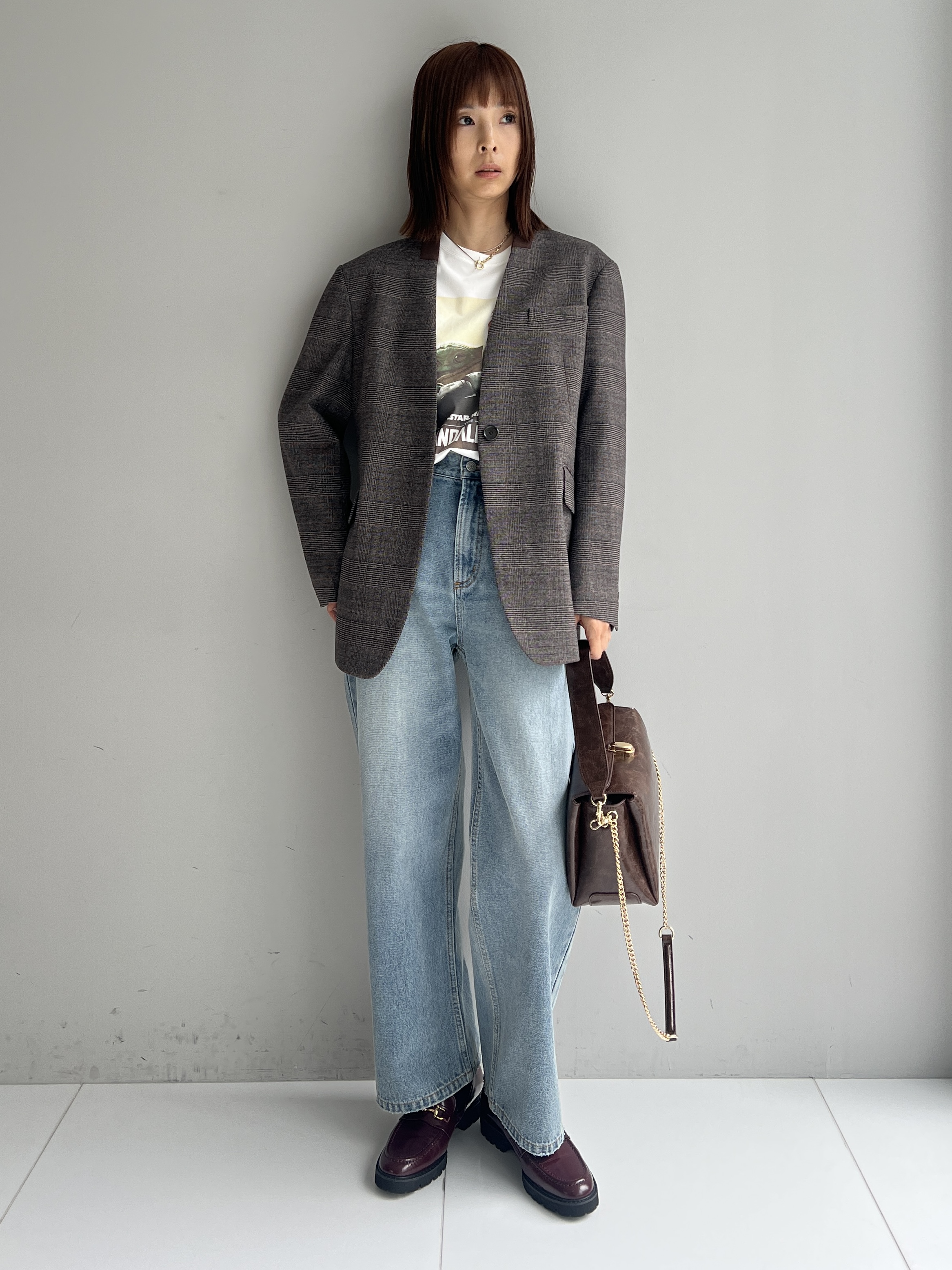 misaさんの「DRESSTERIOR｜【日本製/軽量/本革】ビットローファー」を使ったコーディネート