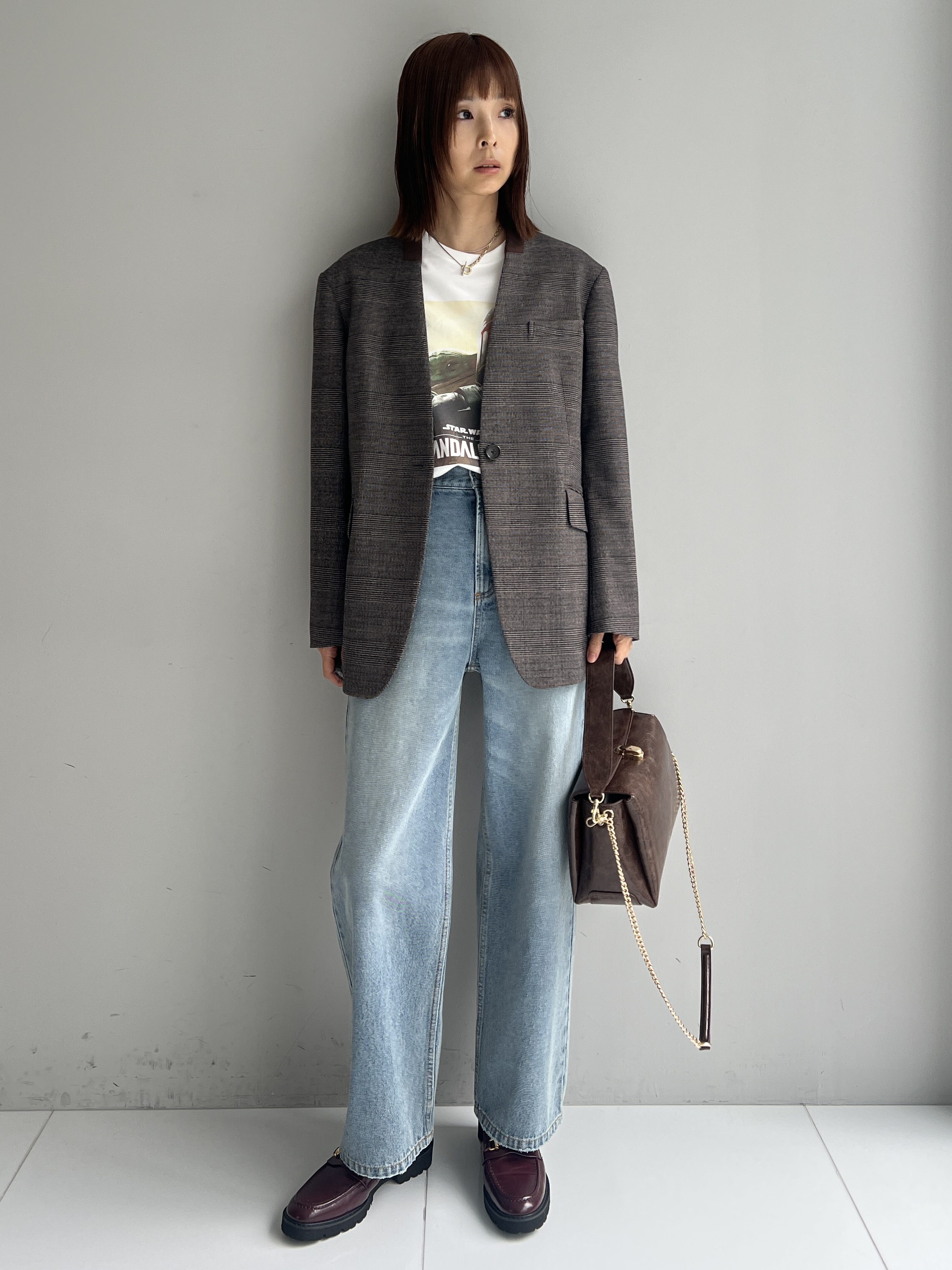 misaさんの「DRESSTERIOR｜【日本製/軽量/本革】ビットローファー」を使ったコーディネート
