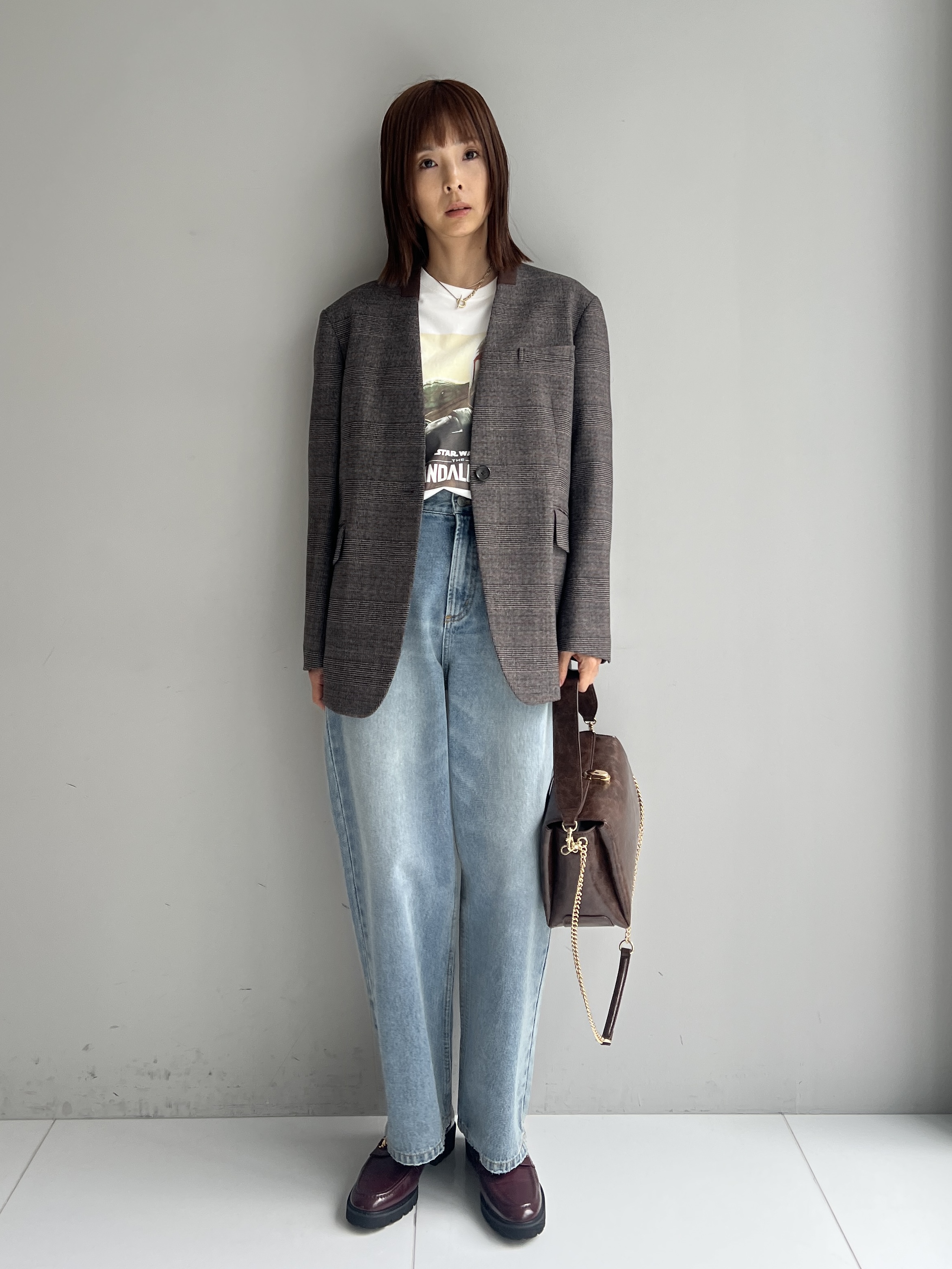 misaさんの「DRESSTERIOR｜【日本製/軽量/本革】ビットローファー」を使ったコーディネート
