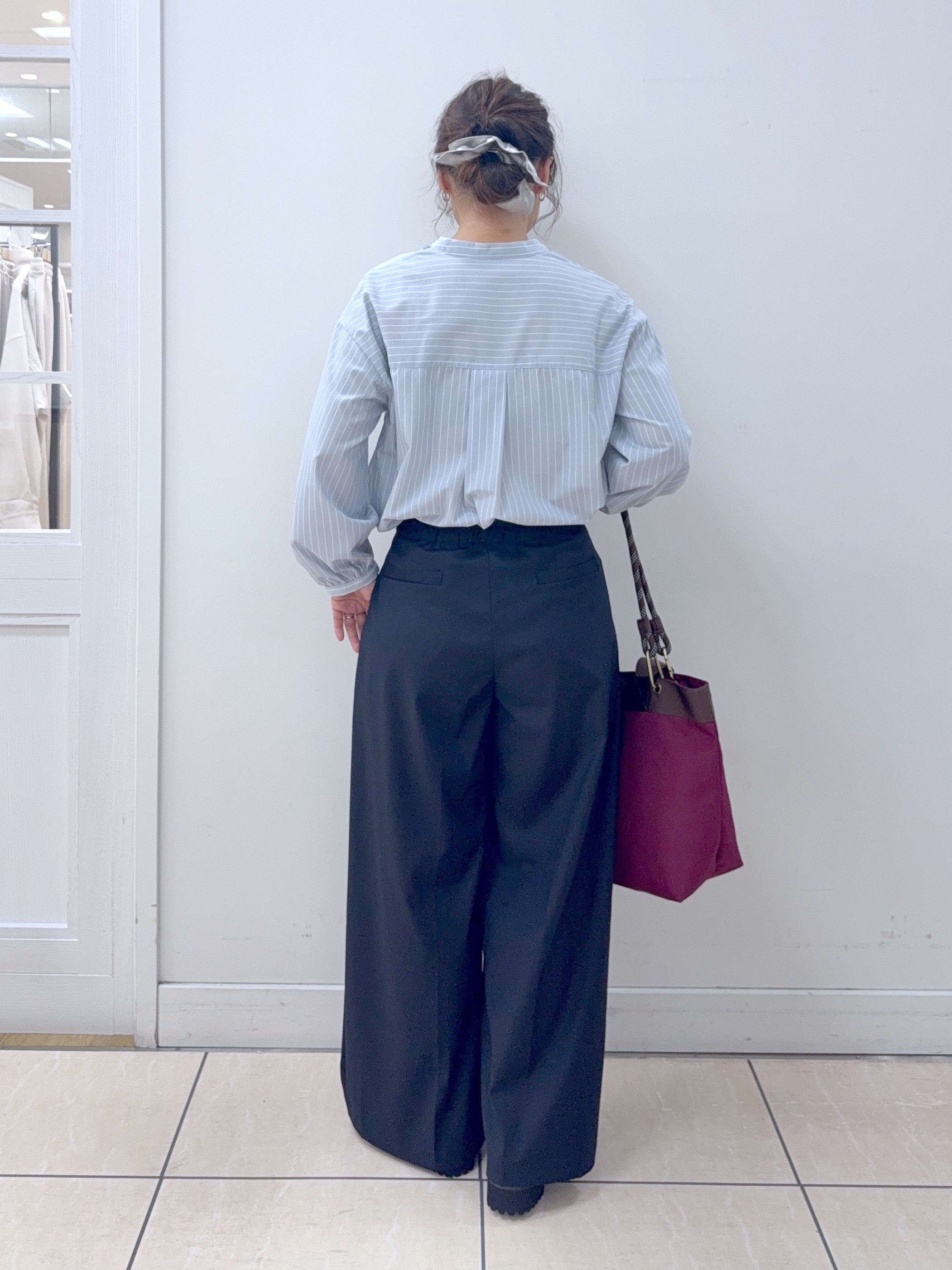 Osawaさんの「Dessin｜【洗える/7色展開/XS-L】フロントフリルブラウス」を使ったコーディネート