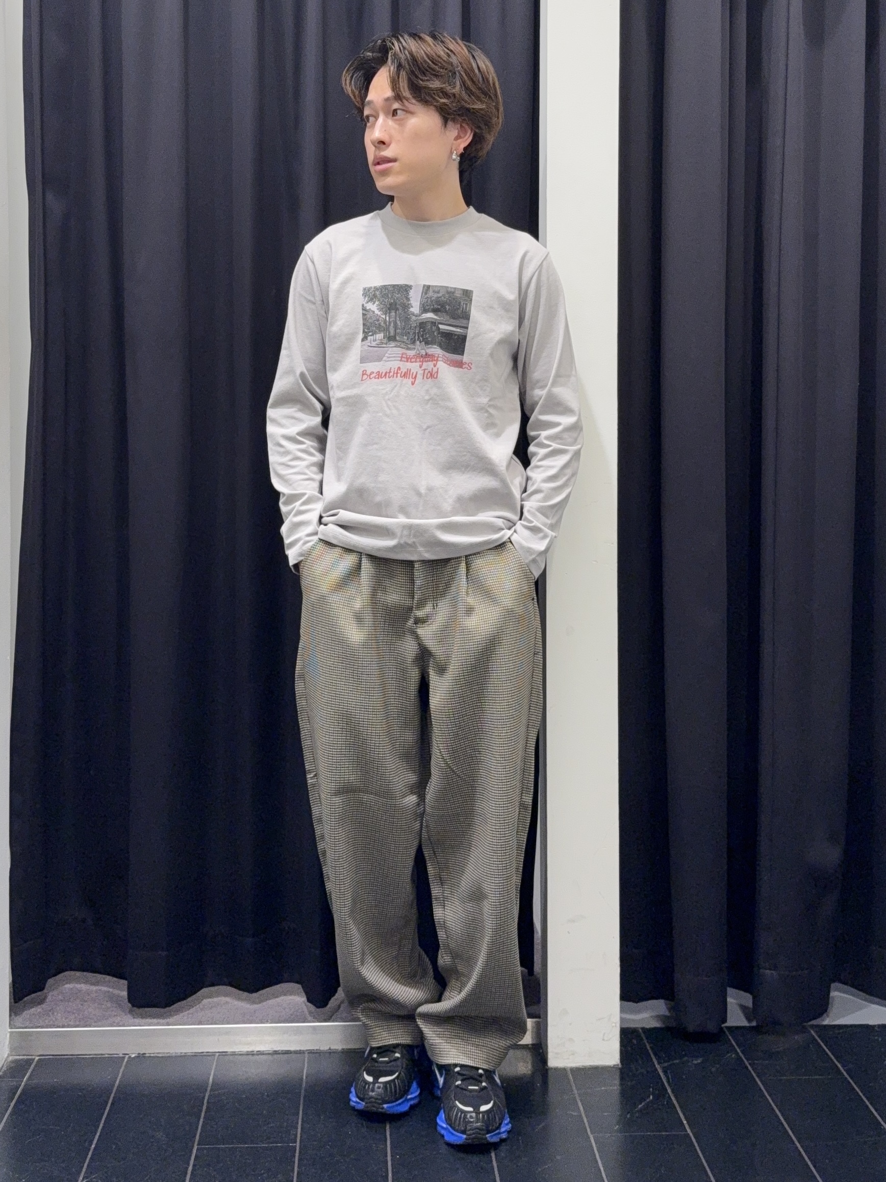 カシマさんの「THE SHOP TK｜【セットアップ可／洗濯機OK】ウールライクジップブルゾン」を使ったコーディネート