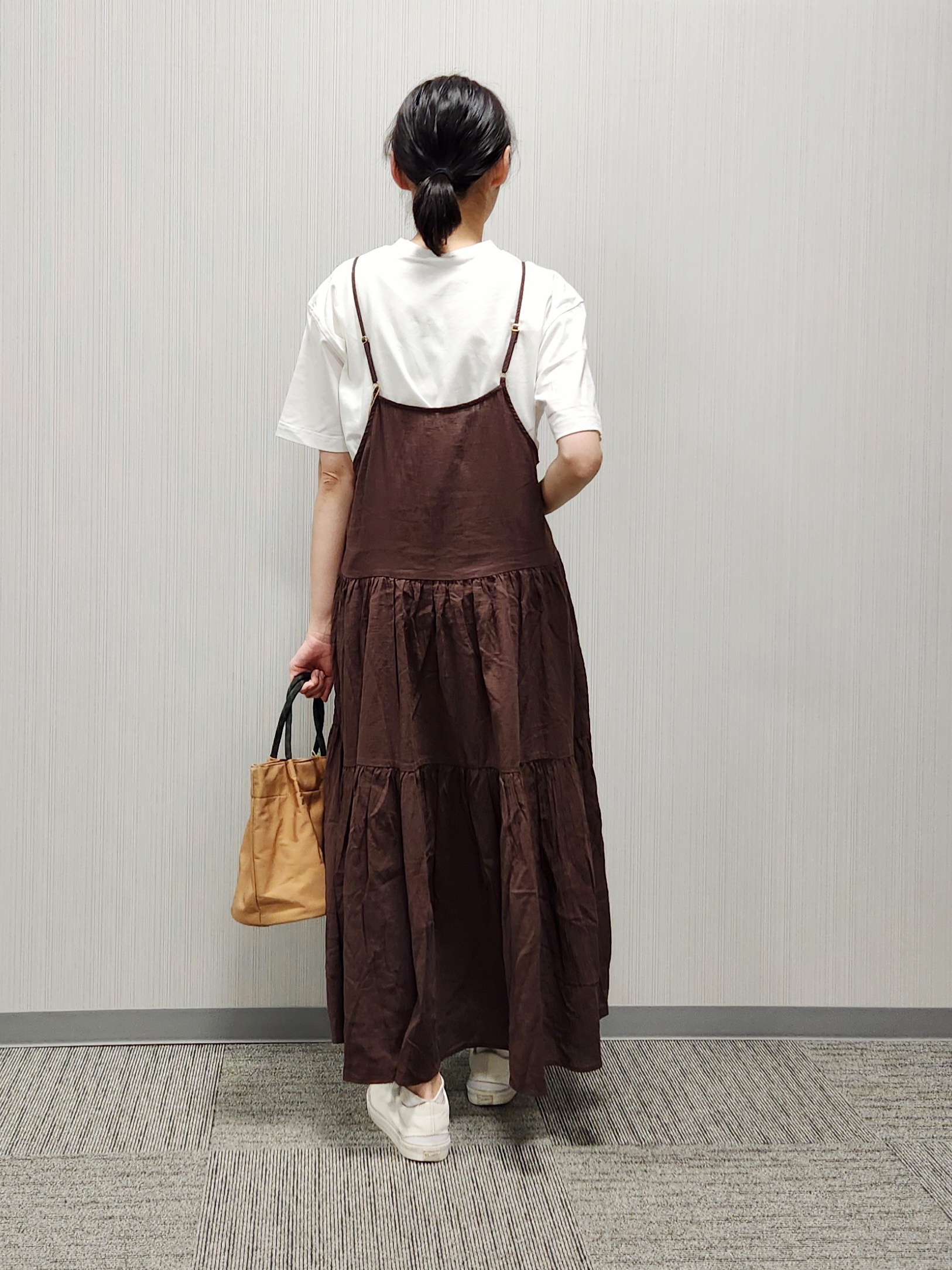 naraさんの「Dessin｜コットンボイル フレアワンピース」を使ったコーディネート