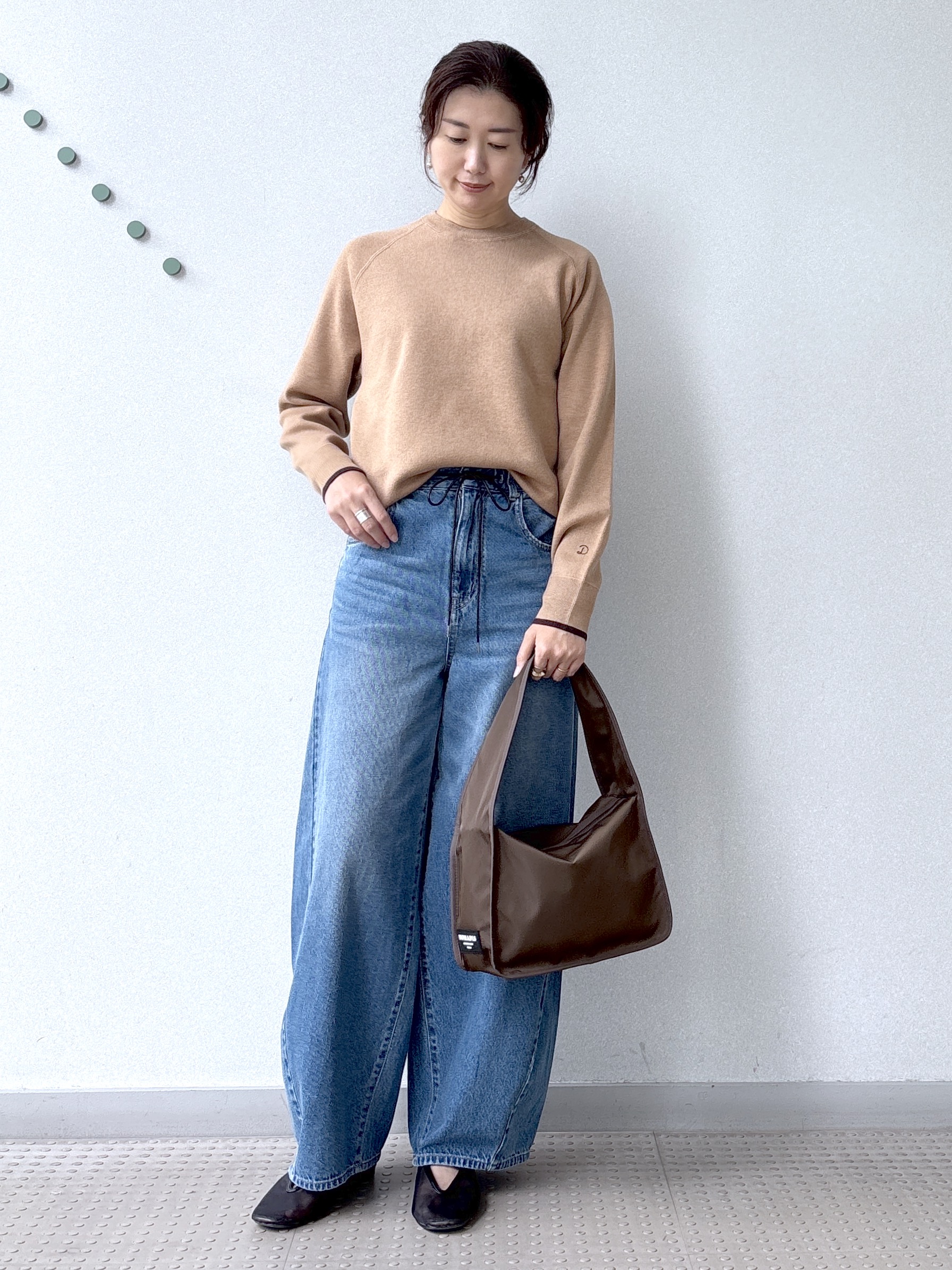 saitoさんの「DRESSTERIOR｜【6色展開/マシンウォッシャブル】コットンカシミヤニット」を使ったコーディネート