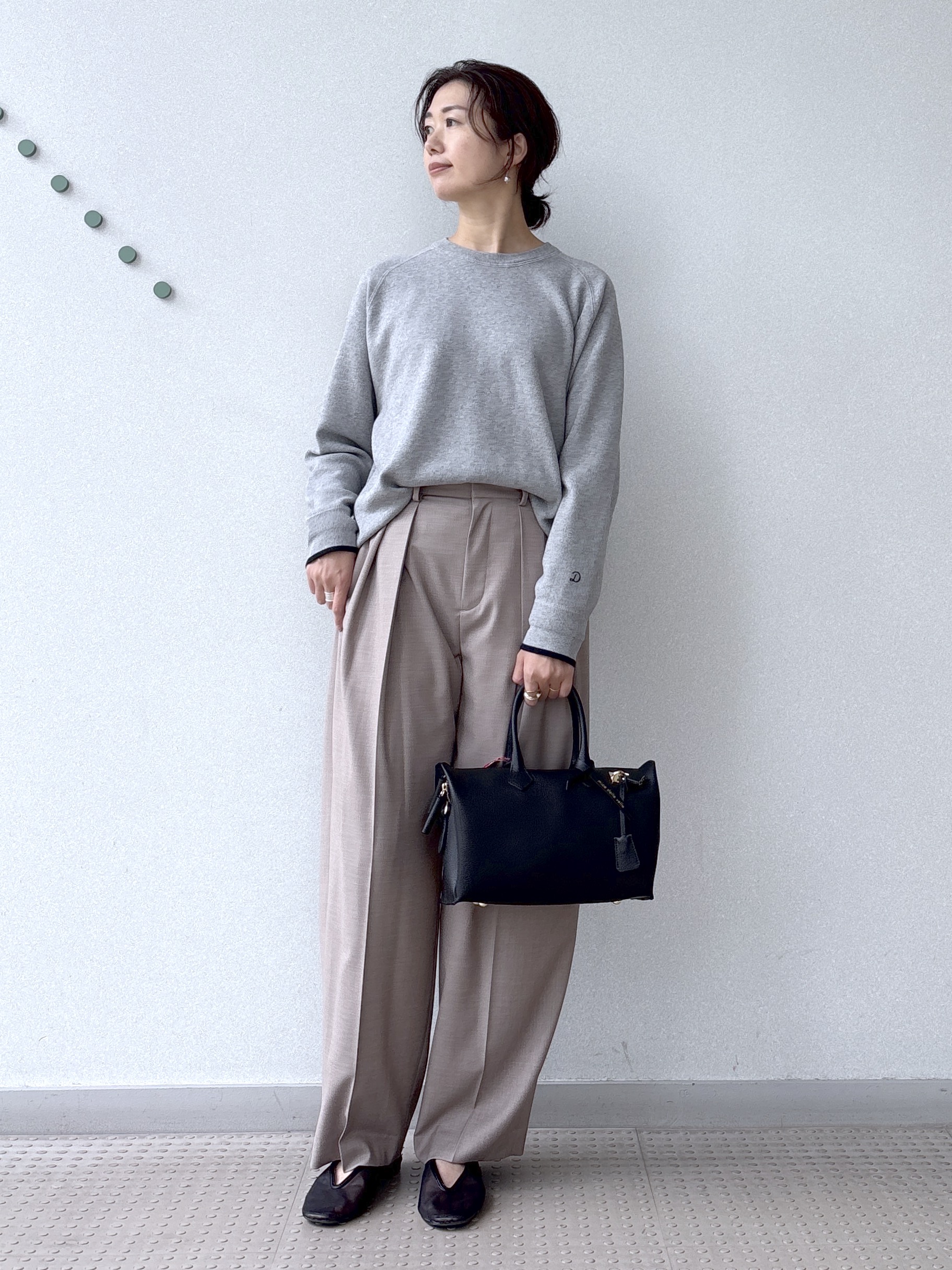 saitoさんの「DRESSTERIOR｜【6色展開/マシンウォッシャブル】コットンカシミヤニット」を使ったコーディネート