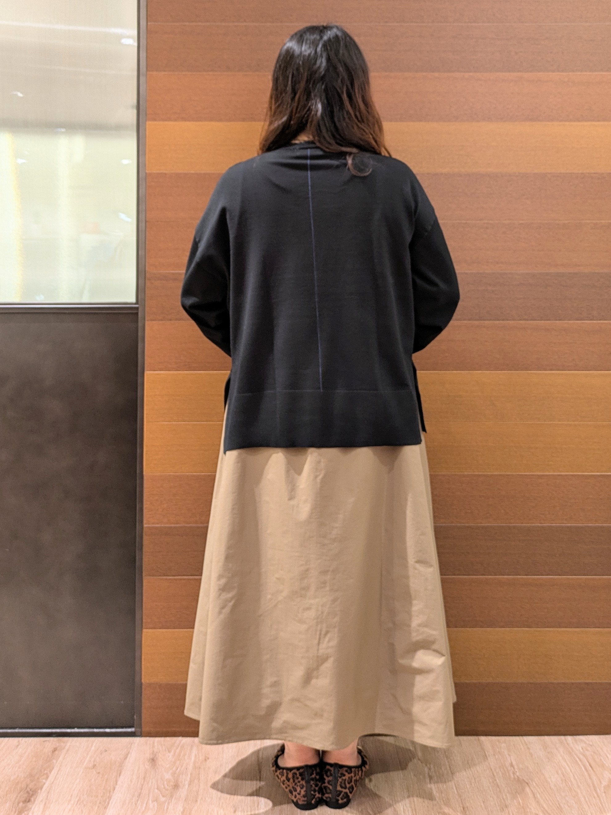 むっちゃんさんの「OPAQUE.CLIP｜リラクシークルーニット【洗濯機OK】」を使ったコーディネート