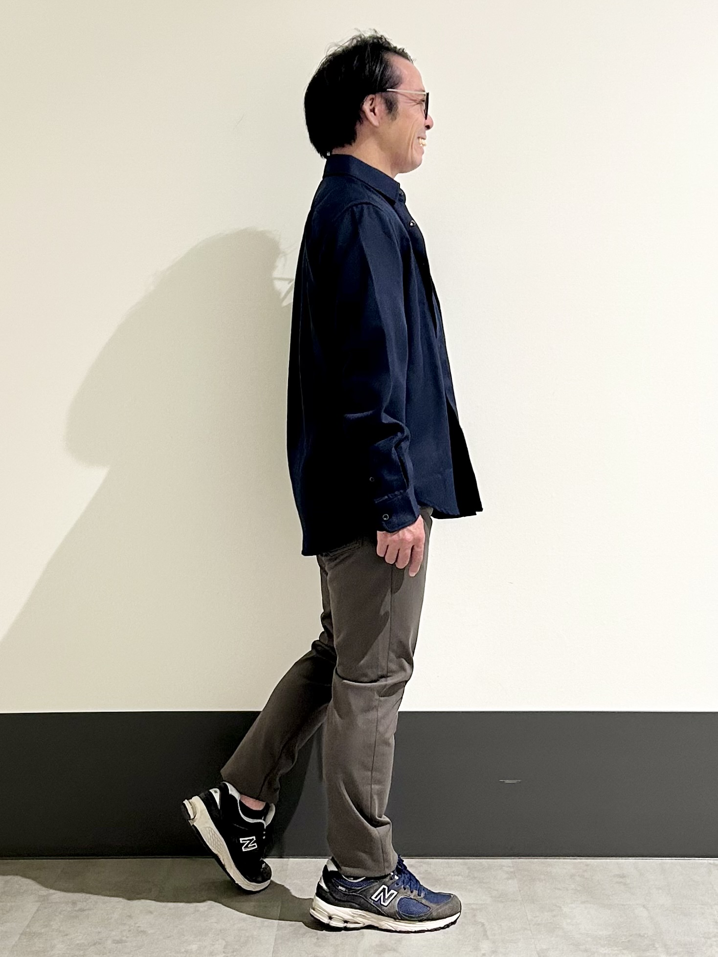 KENJI Iさんの「THE SHOP TK｜【防シワ／洗濯機OK】アソート 長袖ネルシャツ」を使ったコーディネート