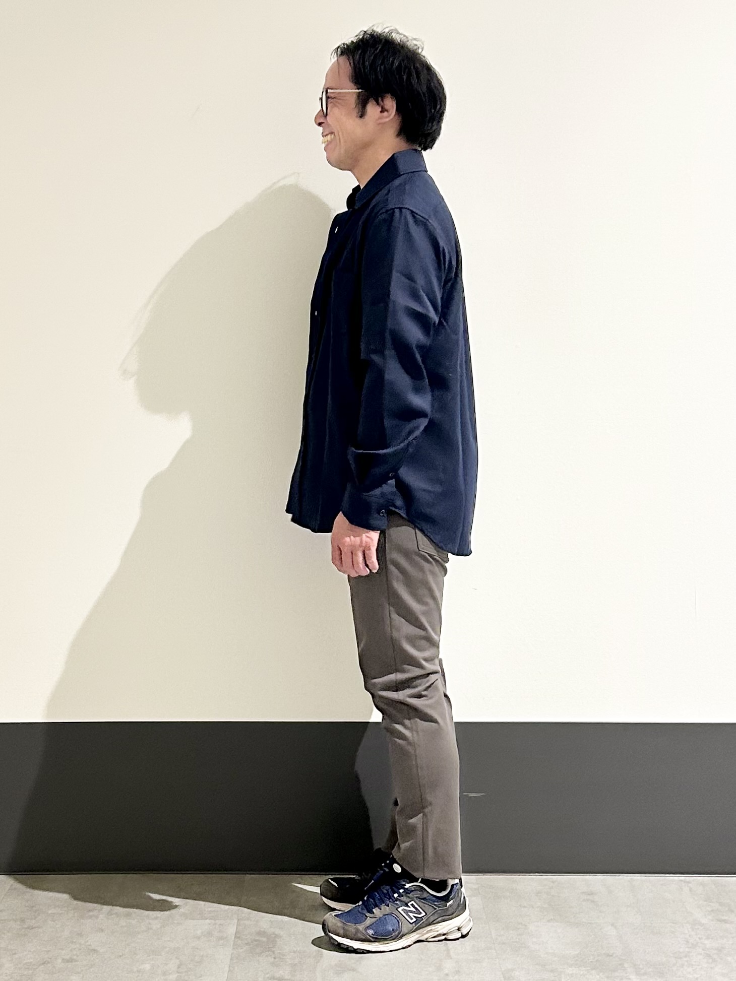 KENJI Iさんの「THE SHOP TK｜【防シワ／洗濯機OK】アソート 長袖ネルシャツ」を使ったコーディネート
