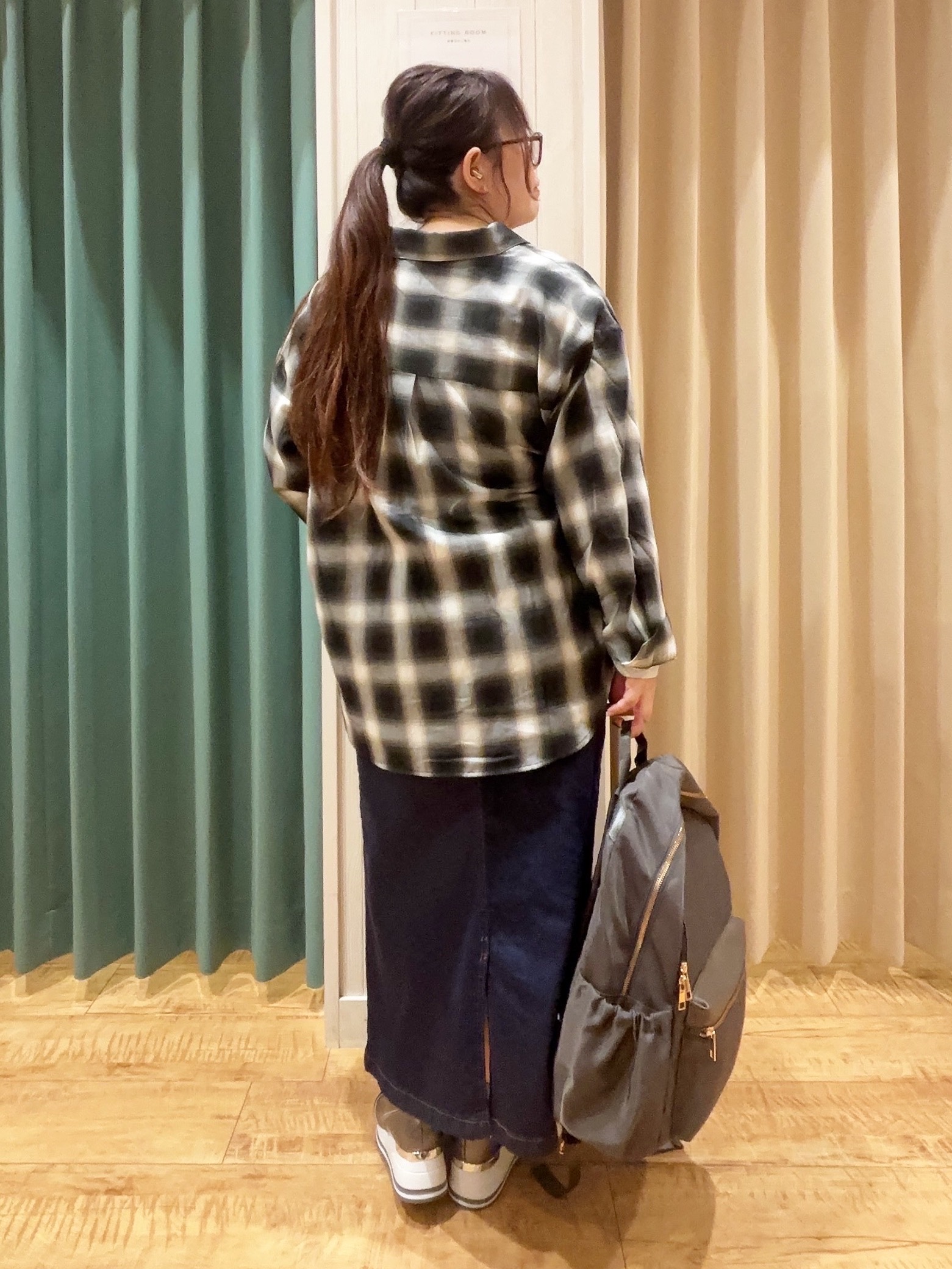 タガさんの「SHOO･LA･RUE｜【洗濯後しわになりにくい/S-LL】気分で選ぶ 大人のデイリー使いに ベーシックシャツ」を使ったコーディネート