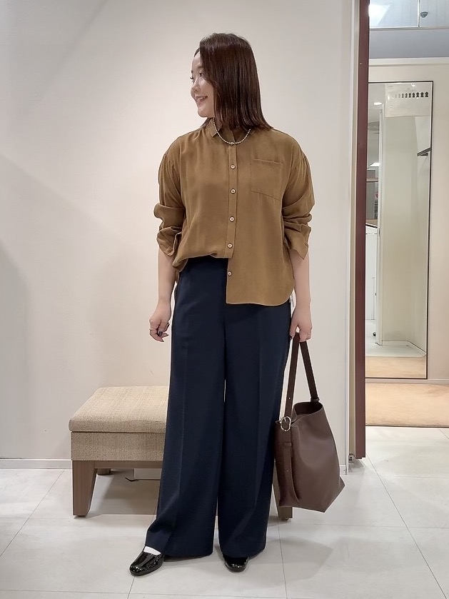 YUIさんの「UNTITLED｜【セットアップ可/秋羽織り】スエードライクシャツ」を使ったコーディネート