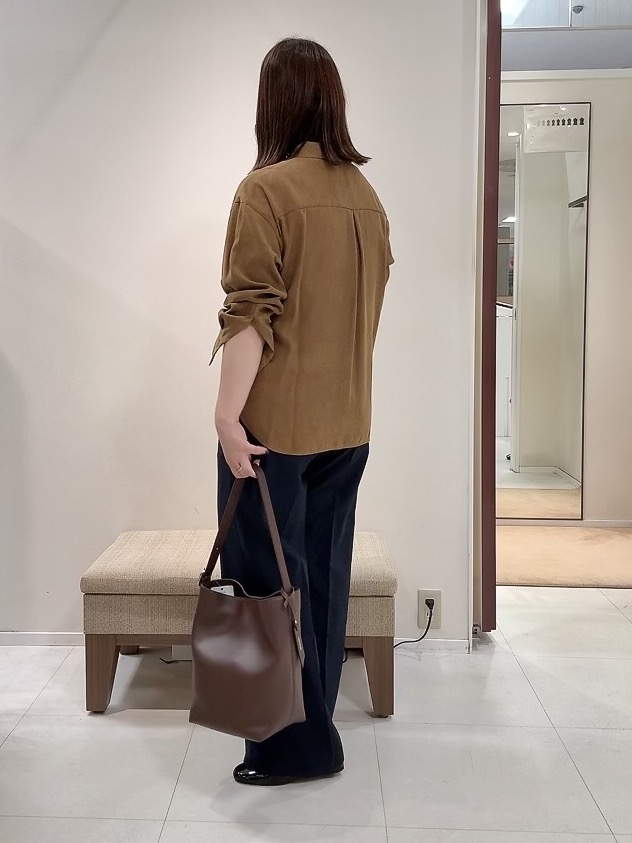 YUIさんの「UNTITLED｜【セットアップ可/秋羽織り】スエードライクシャツ」を使ったコーディネート