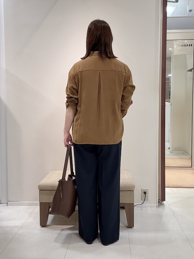 YUIさんの「UNTITLED｜【セットアップ可/秋羽織り】スエードライクシャツ」を使ったコーディネート