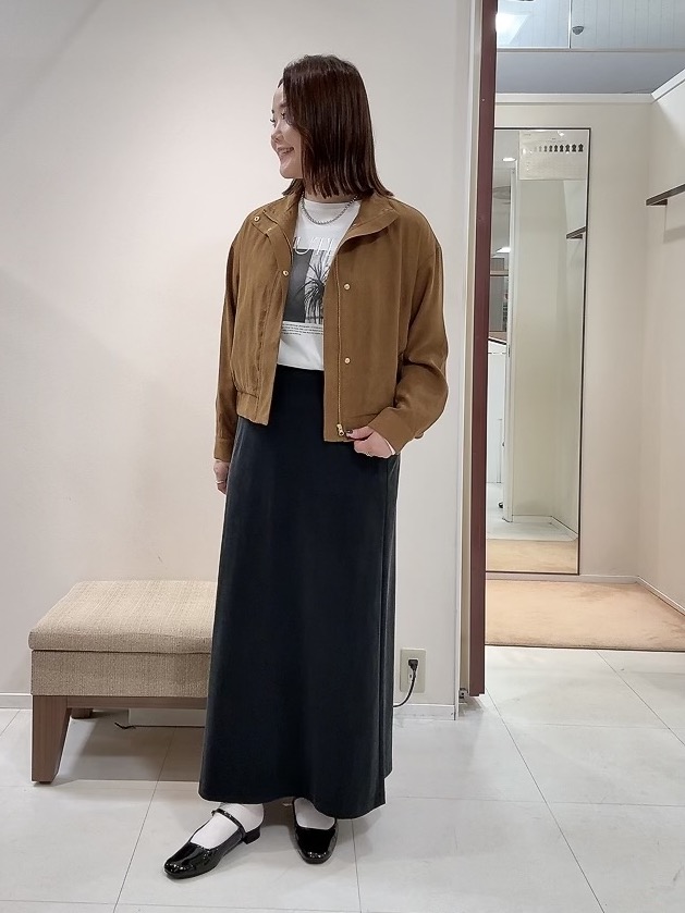 YUIさんの「UNTITLED｜【セットアップ可/秋ジャケット】スエードライクブルゾン」を使ったコーディネート