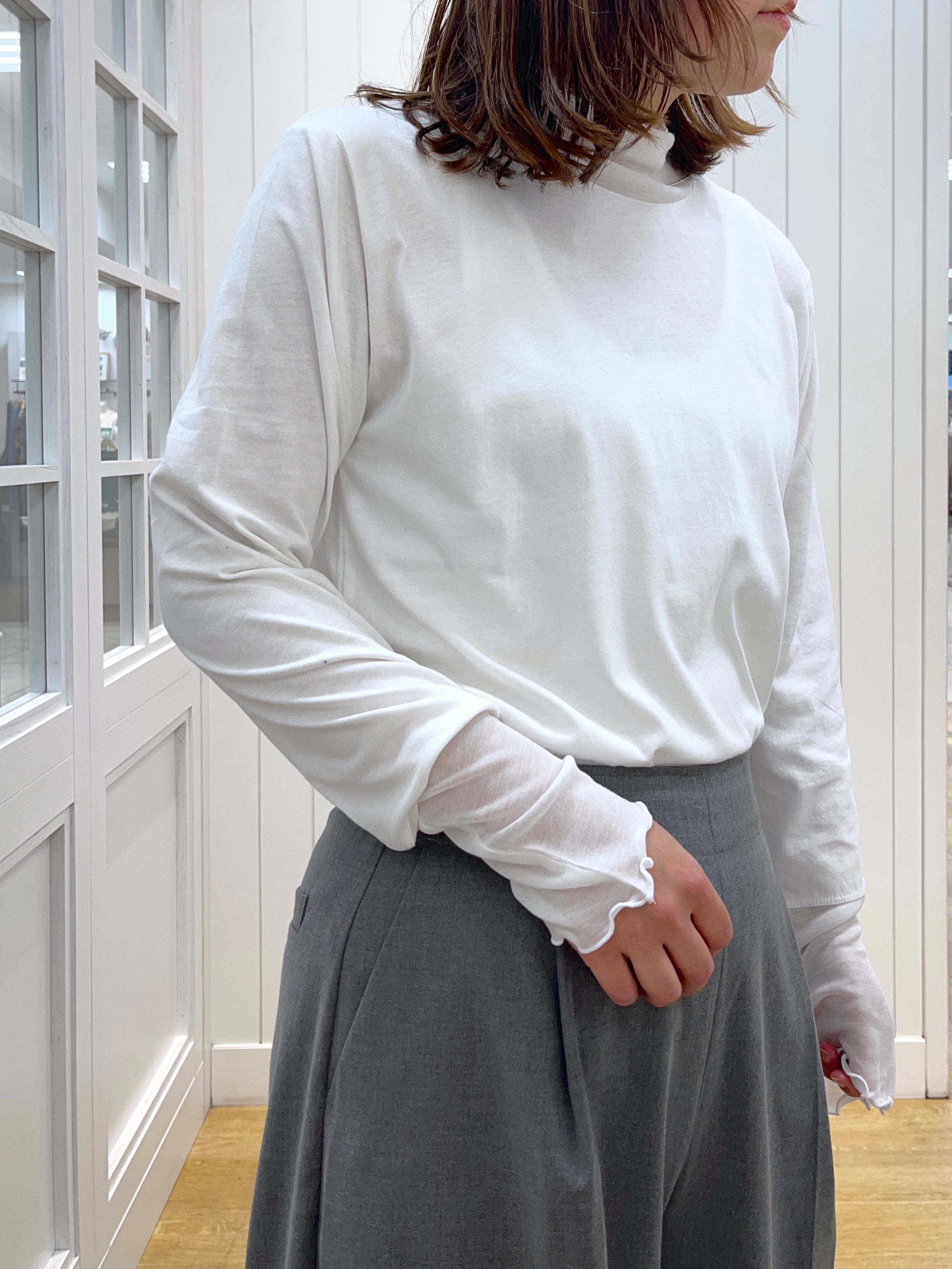 takayamaさんの「Dessin｜【洗える/6色展開】リングスナップミニ裏毛カーディガン」を使ったコーディネート