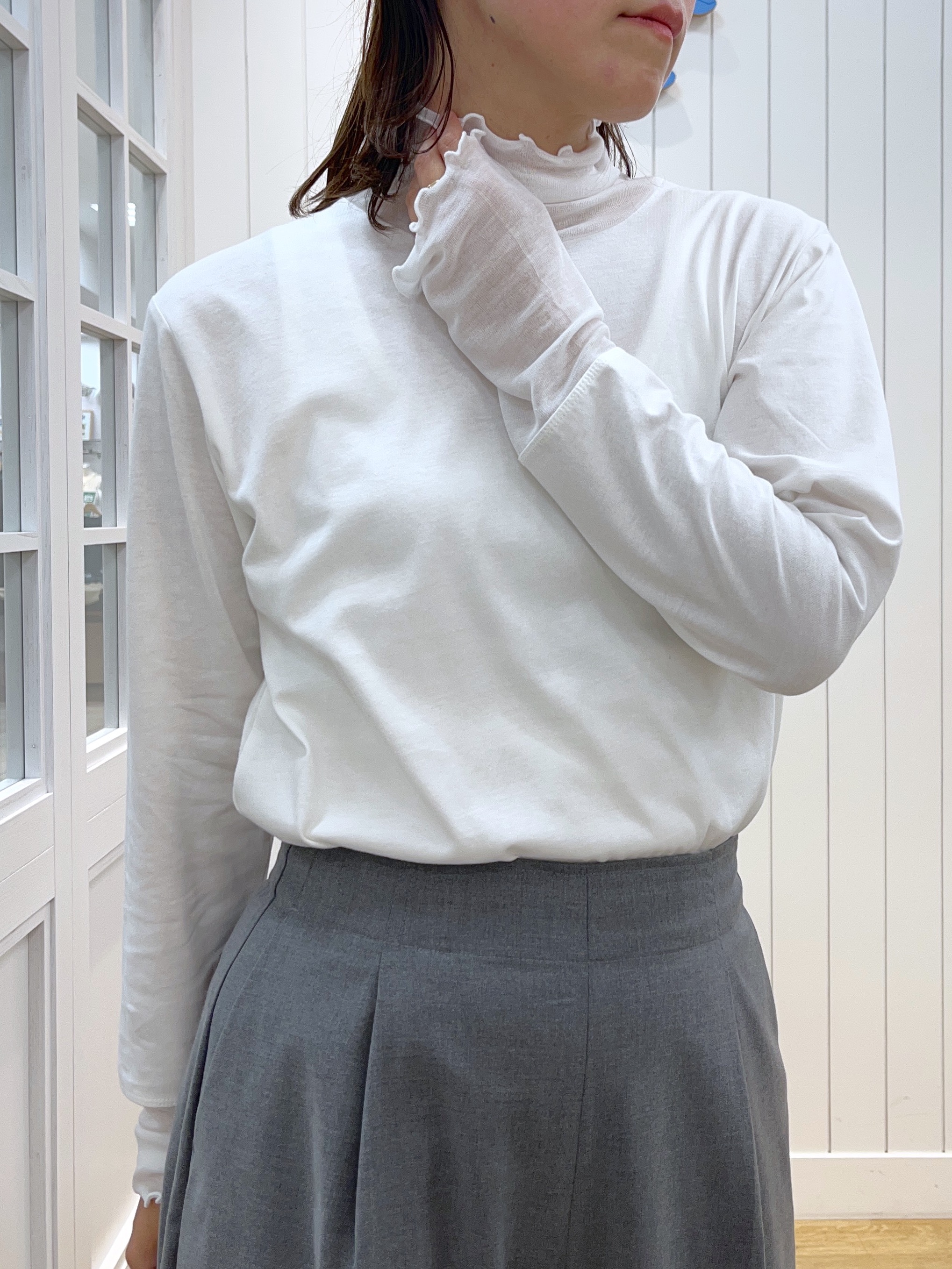 takayamaさんの「Dessin｜【洗える/6色展開】リングスナップミニ裏毛カーディガン」を使ったコーディネート