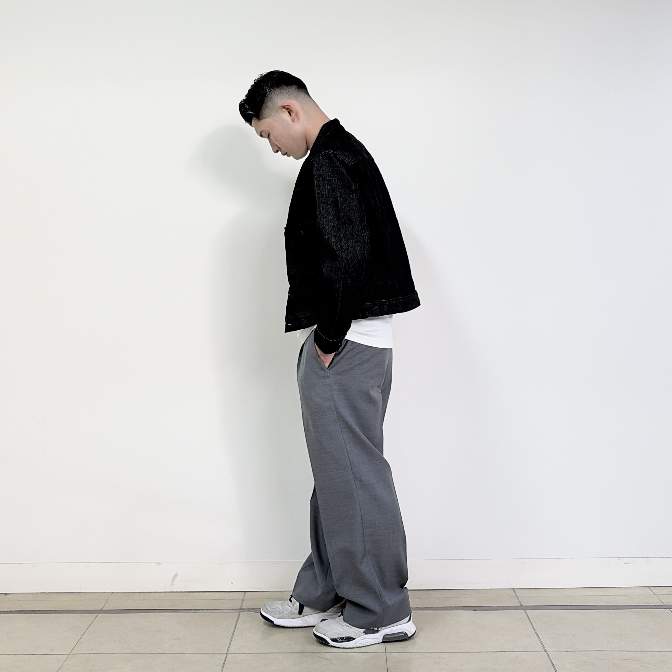 千葉亮太さんの「DRESSTERIOR｜【干場義雅&times;DRESSTERIOR】ブラックGジャン」を使ったコーディネート