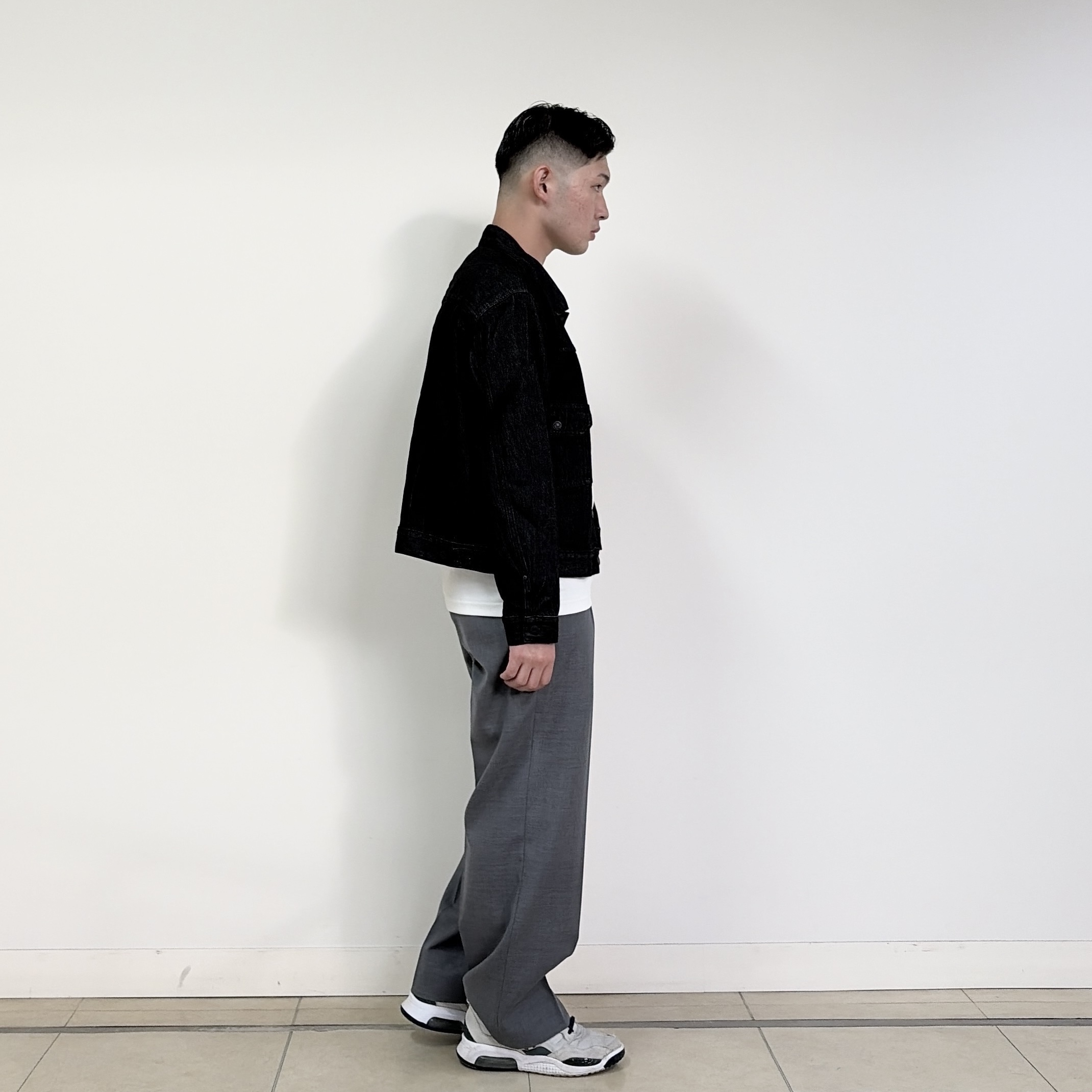 千葉亮太さんの「DRESSTERIOR｜【干場義雅&times;DRESSTERIOR】ブラックGジャン」を使ったコーディネート