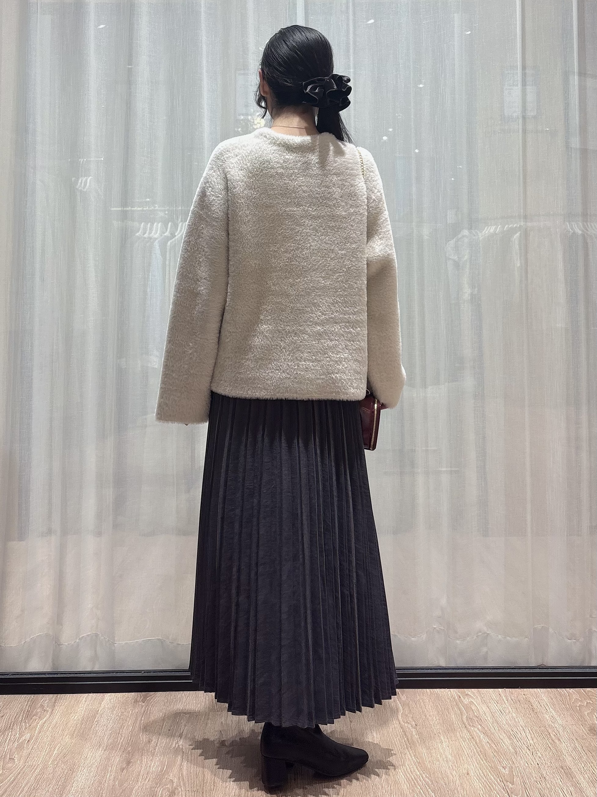 ぞうげさんの「OPAQUE.CLIP｜ダブルフェイスニットカーディガン」を使ったコーディネート