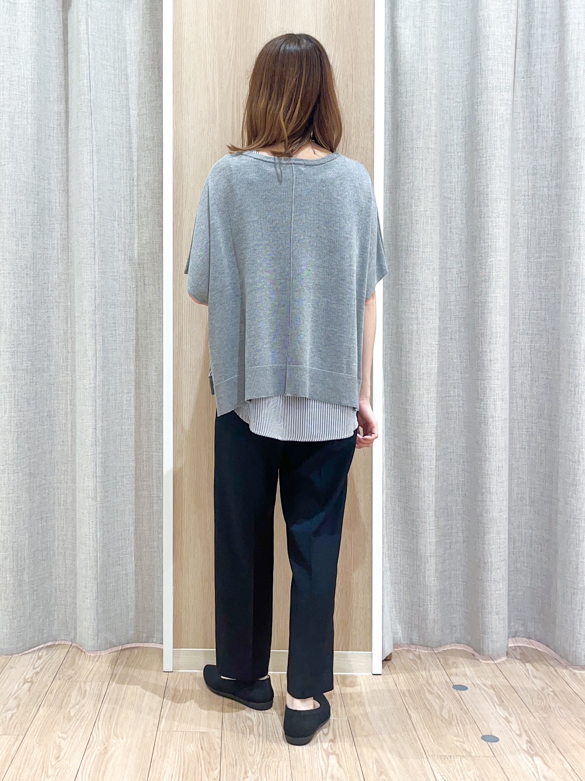 みーちゃんさんの「grove｜【体系カバー◎】ニット&times;インナーシャツタンクSET」を使ったコーディネート