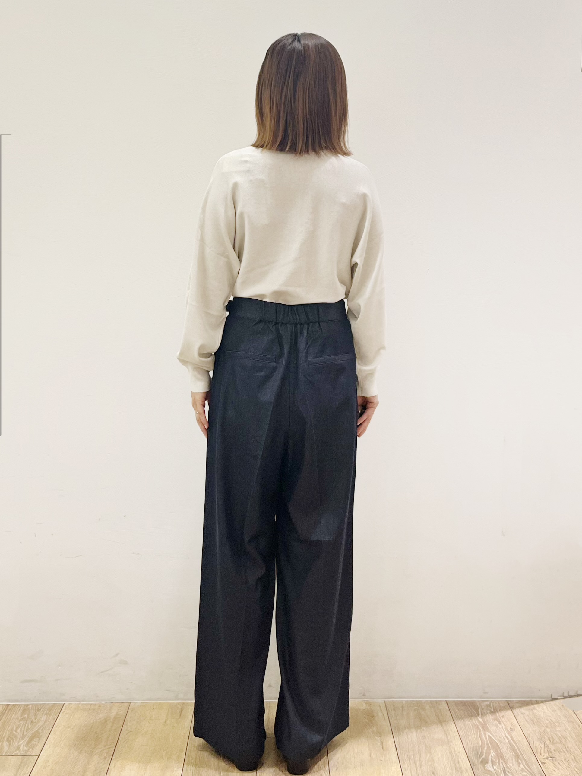 kcさんの「OPAQUE.CLIP｜【8色／S-3Lサイズ】ビジュー付きドルマンニット《洗濯機OK／抗ピリング》」を使ったコーディネート