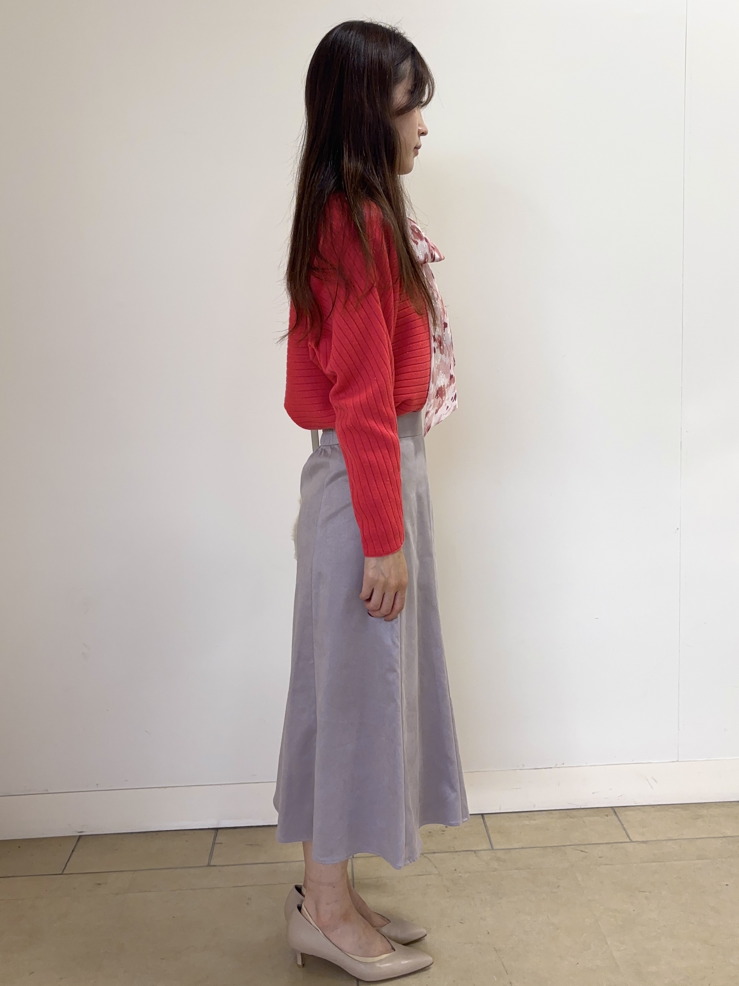 沼さんの「COUP DE CHANCE｜【手洗い可／日本製】ドルマンニット」を使ったコーディネート