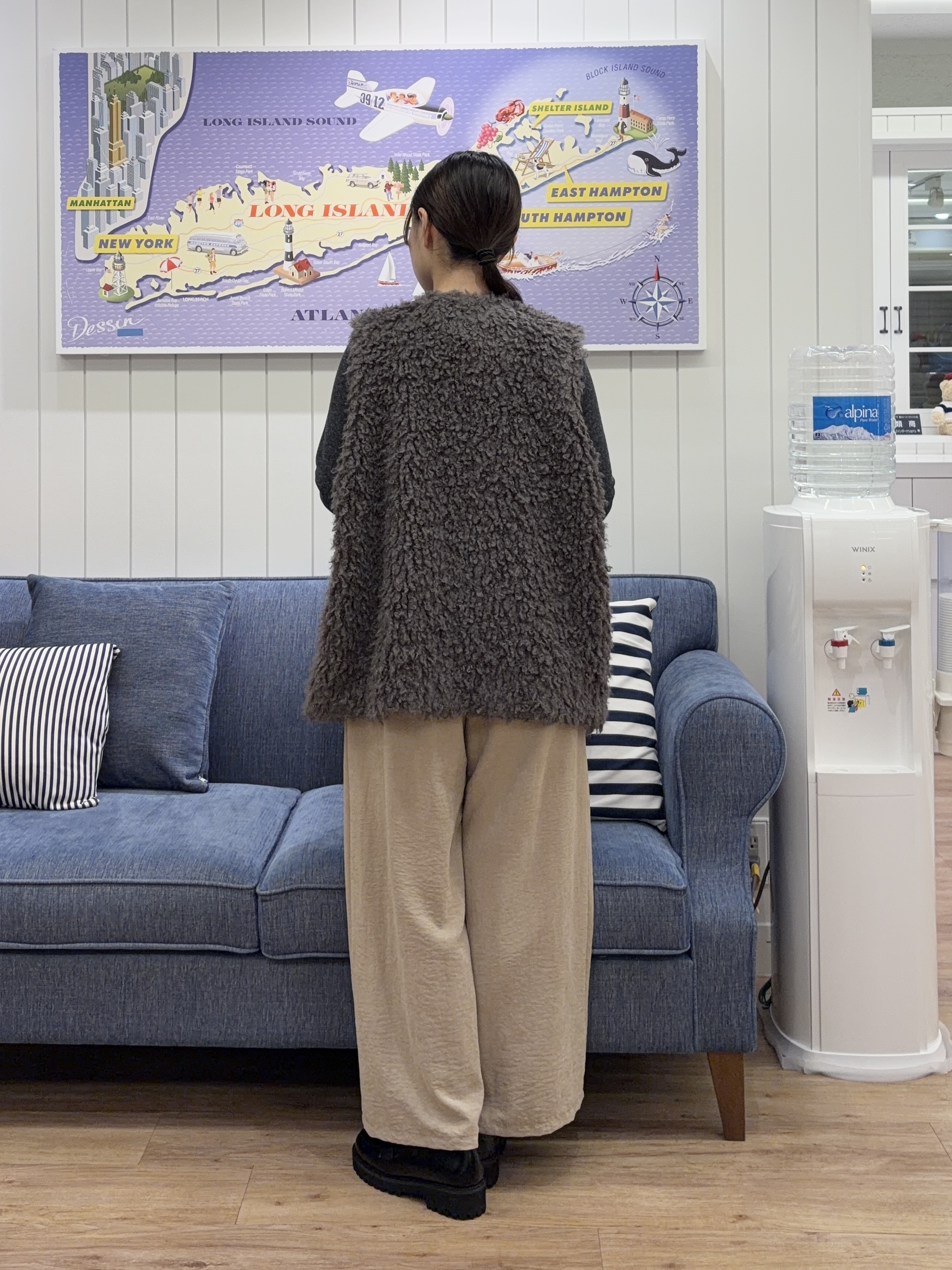Ayakaさんの「Dessin｜【洗濯機OK/秋インナー】シアーテレコヘンリーネックプルオーバー」を使ったコーディネート