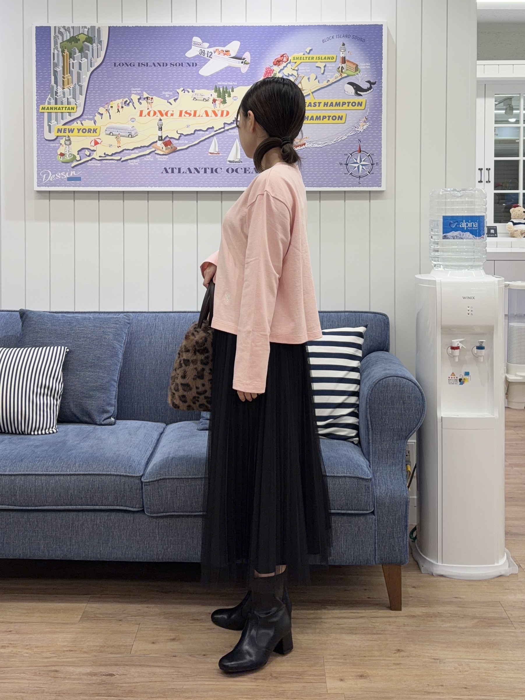 Ayakaさんの「Dessin｜【洗える/6色展開】リングスナップミニ裏毛カーディガン」を使ったコーディネート