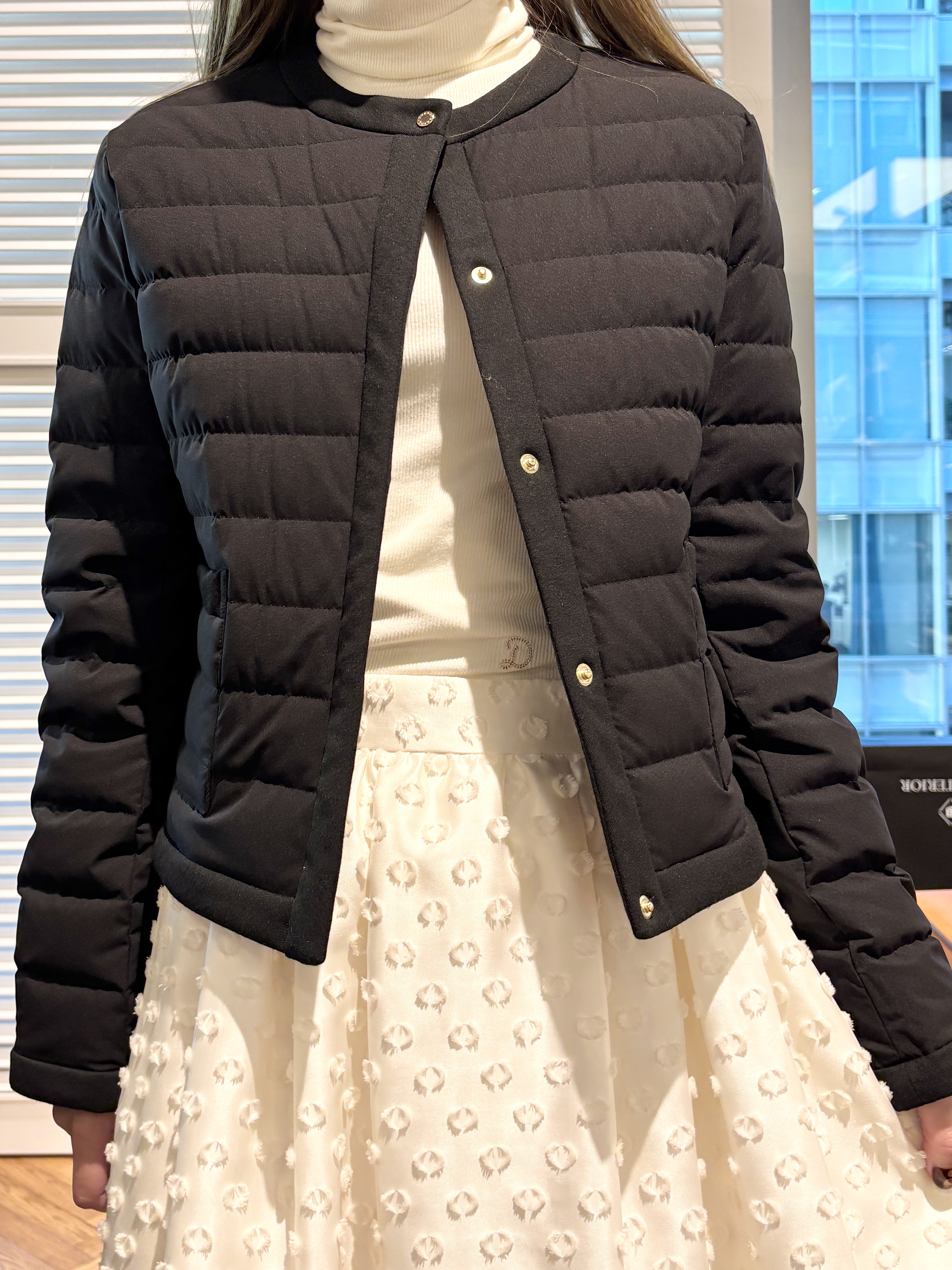 清水夏姫さんの「DRESSTERIOR｜ホカウル タートルネック」を使ったコーディネート