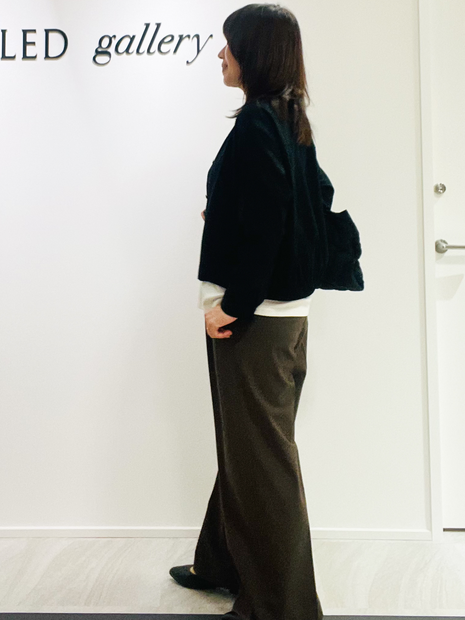 めいさんの「UNTITLED｜【セットアップ可/秋羽織り】メランジツイルシャツ」を使ったコーディネート