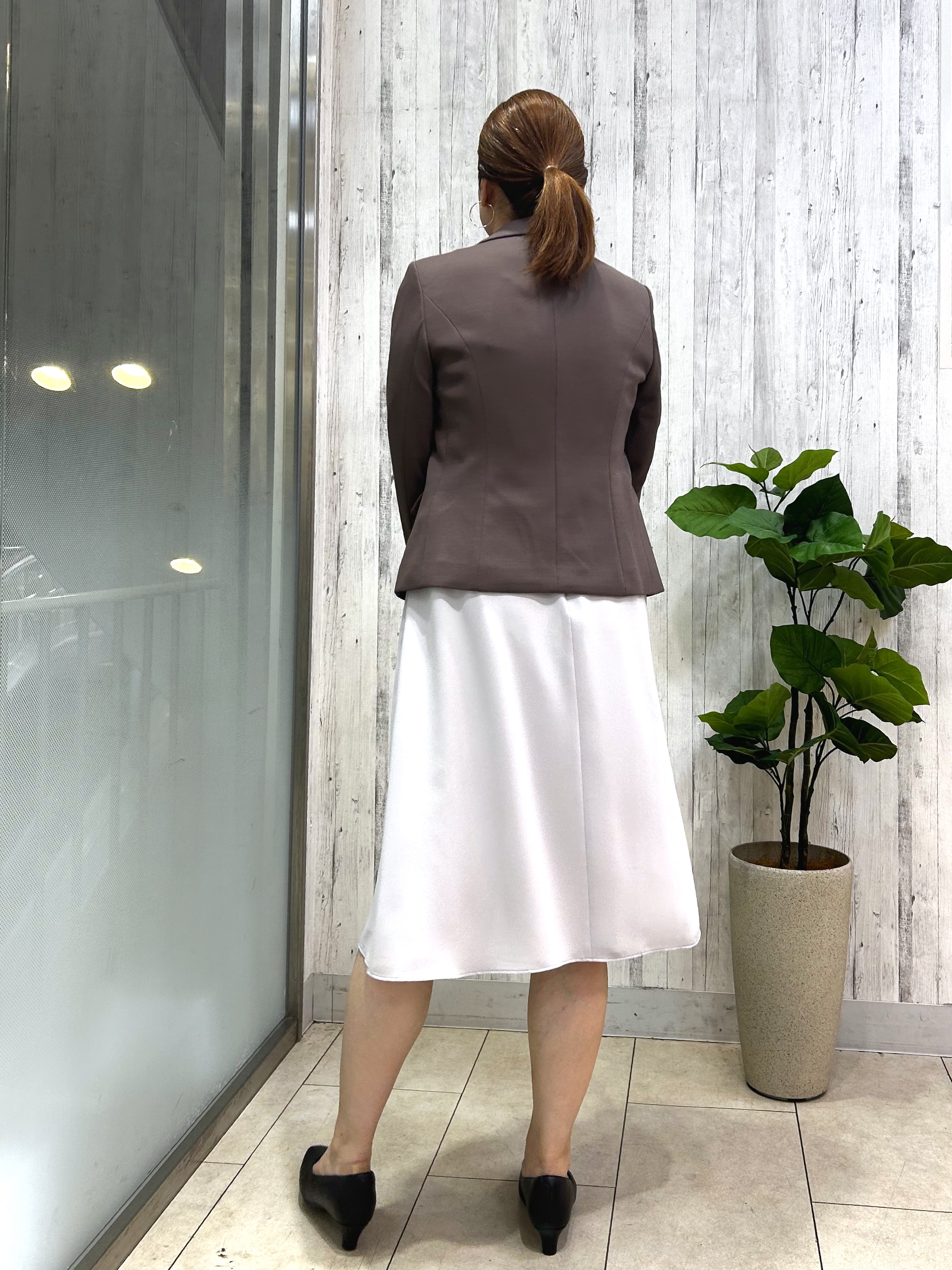 hiroeさんの「Reflect｜【SS-4Lサイズ／セットアップ可】匠ジャケット／ベーシックテーラード」を使ったコーディネート