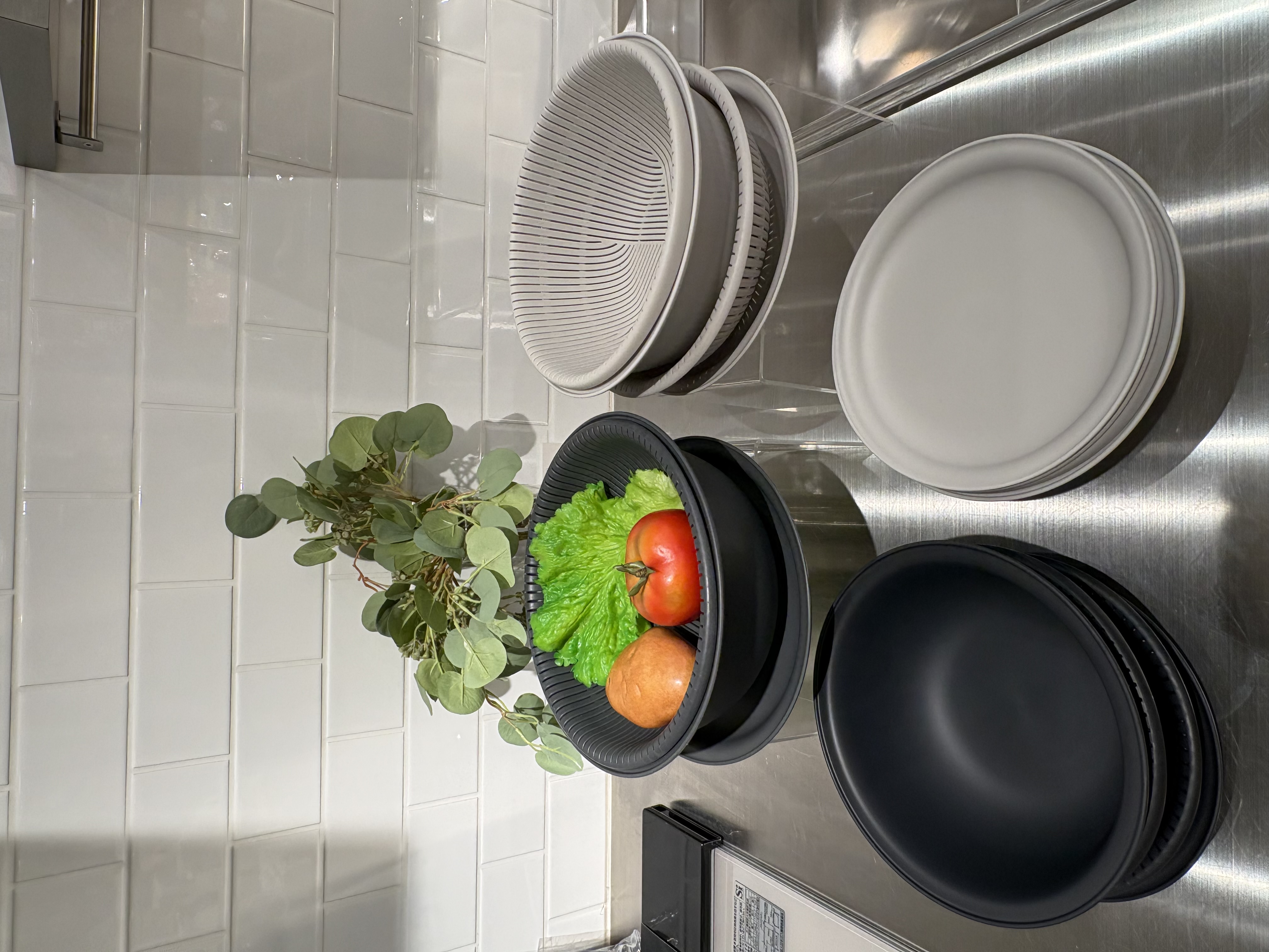 Arisaさんの「212 KITCHEN STORE｜きほんの道具 ザルボウル４点セット 18cm DGY ＜marna  マーナ＞」を使ったコーディネート