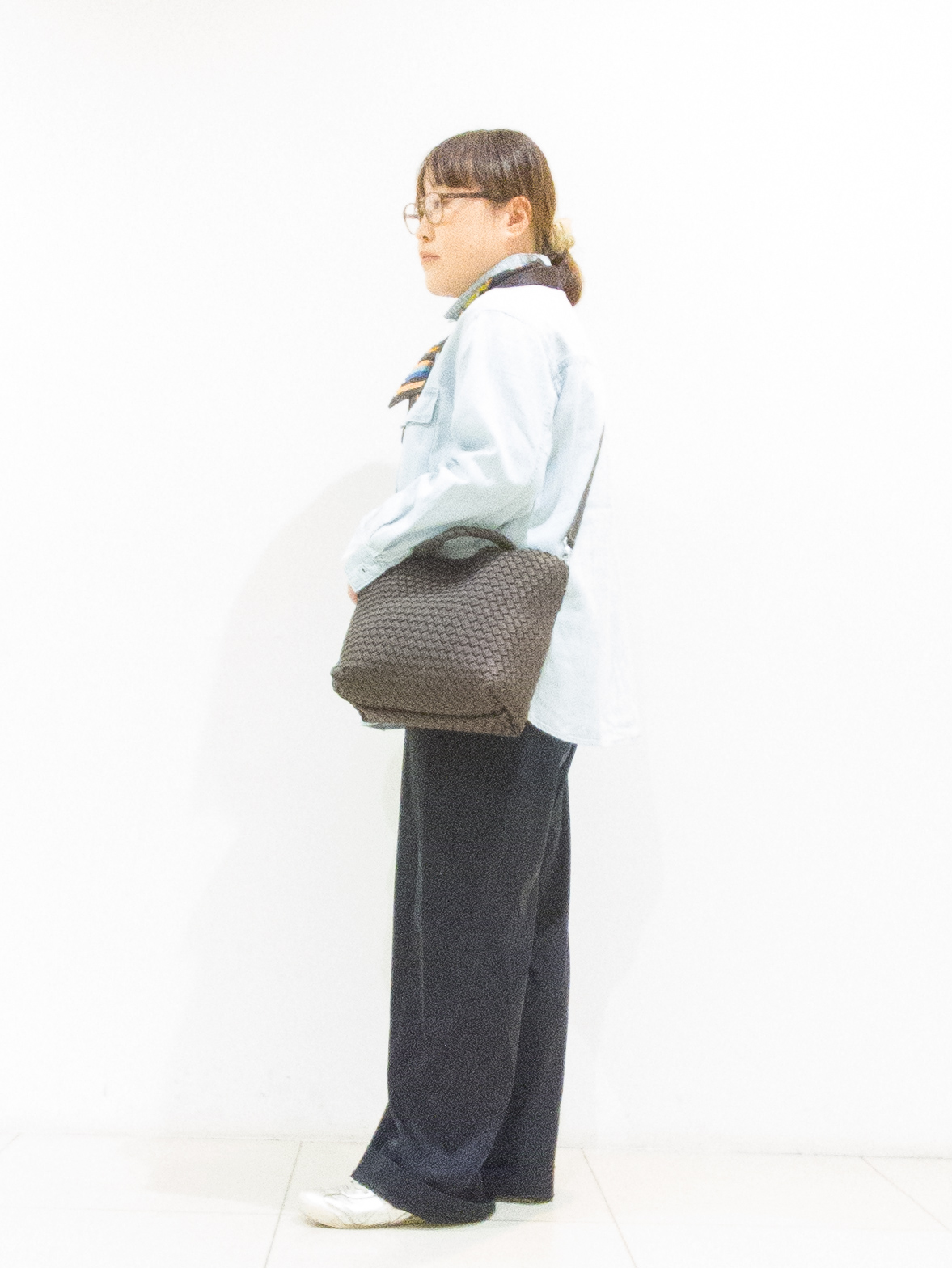 takedaさんの「UNTITLED｜【洗える／体型カバー】ライトデニム ワークシャツ」を使ったコーディネート