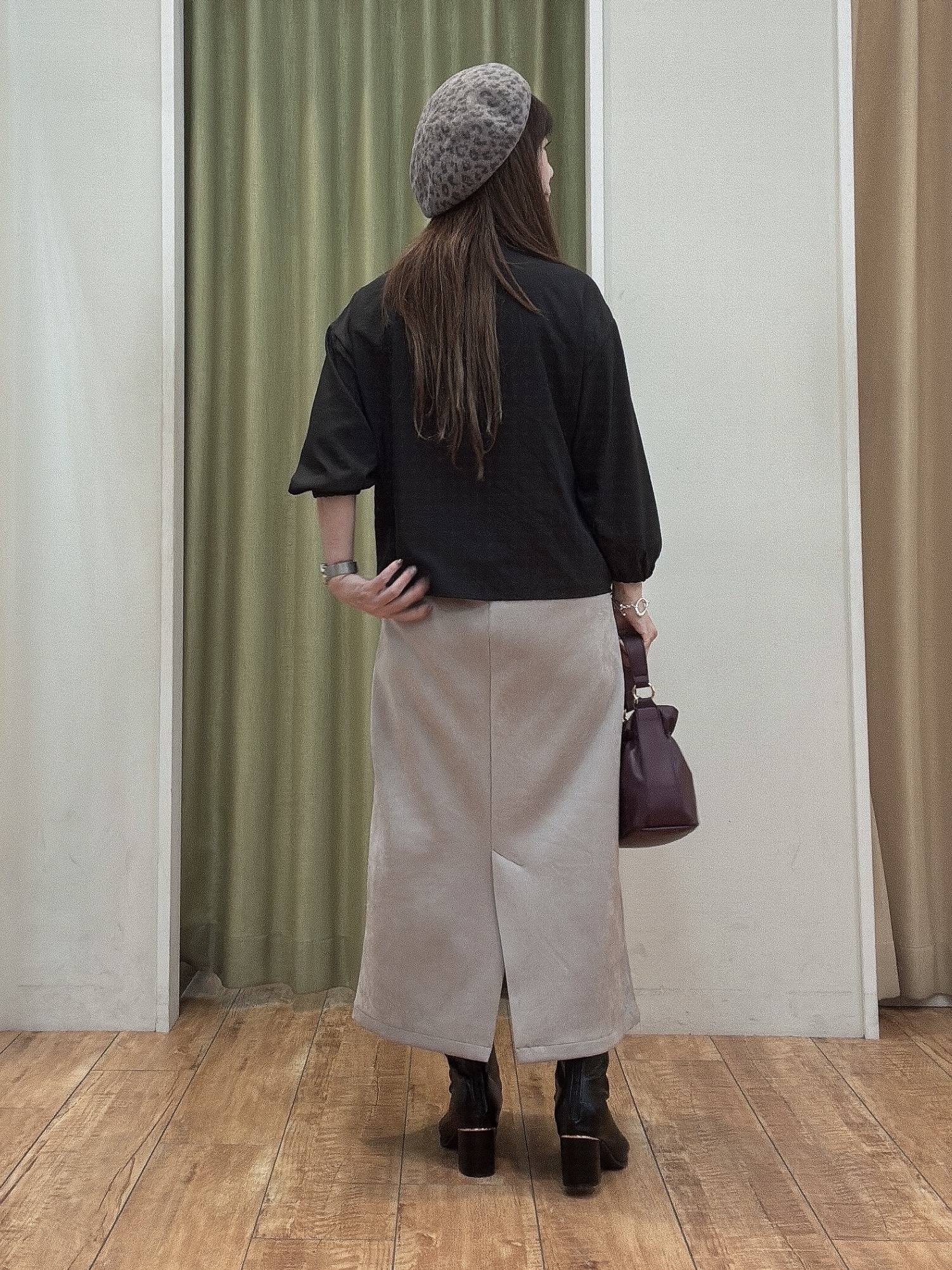 えみりんさんの「SHOO･LA･RUE｜【S-LL/洗濯機可】1枚で華やか ティアードフリルブラウス」を使ったコーディネート