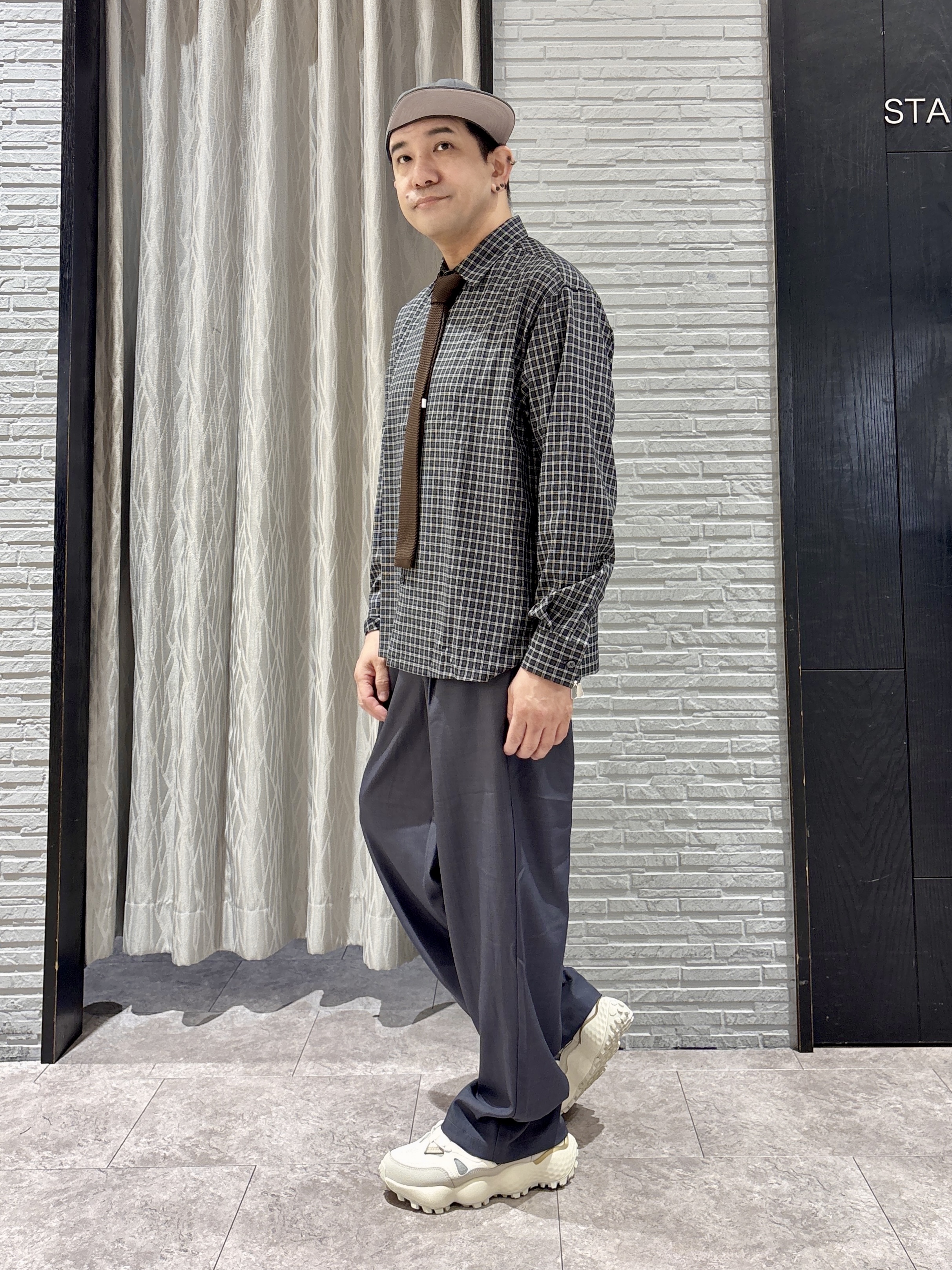 Pーyamaさんの「THE SHOP TK｜【セットアップ可／洗濯機OK】ウールライクジップブルゾン」を使ったコーディネート
