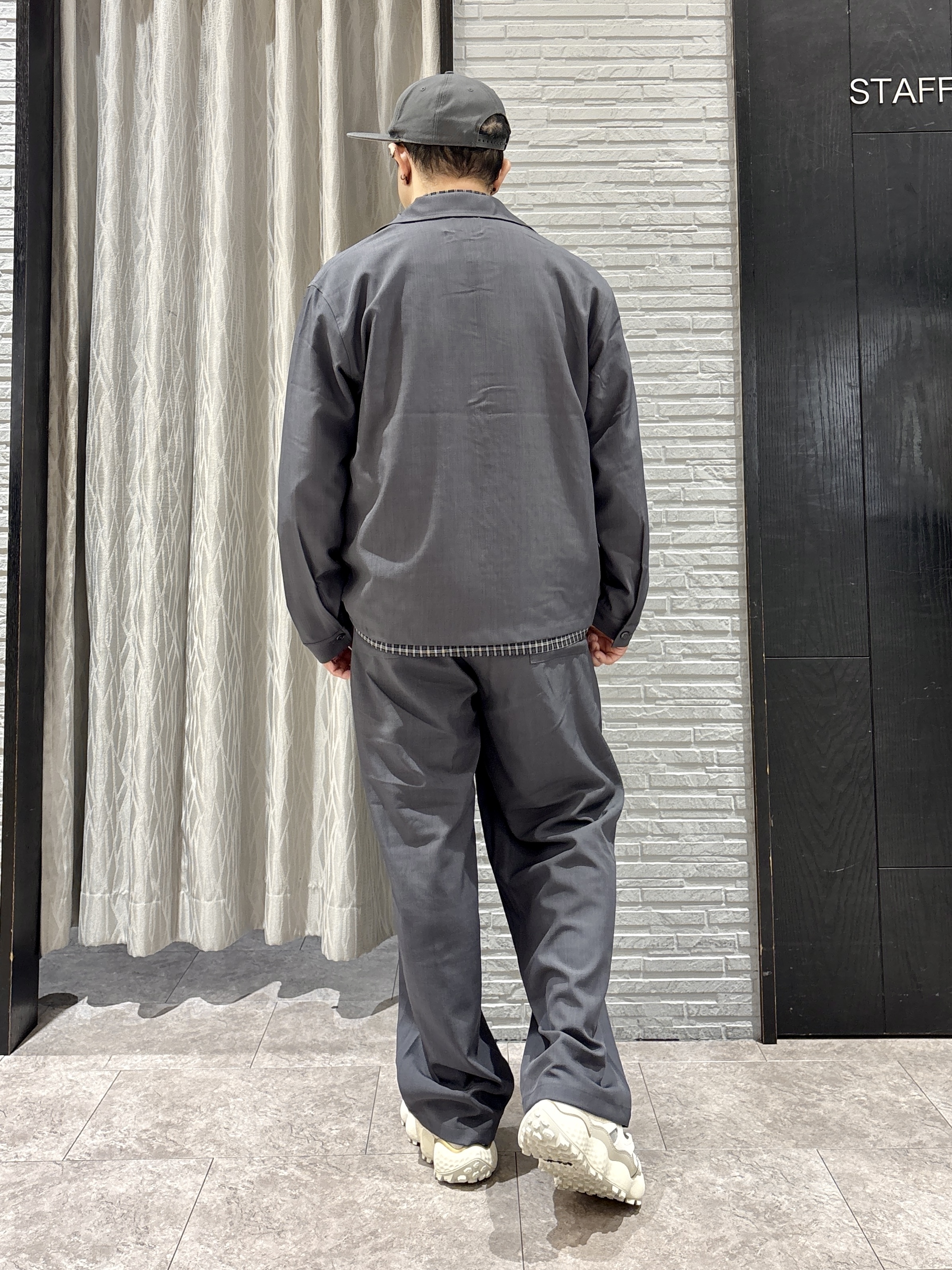 Pーyamaさんの「THE SHOP TK｜【セットアップ可／洗濯機OK】ウールライクジップブルゾン」を使ったコーディネート