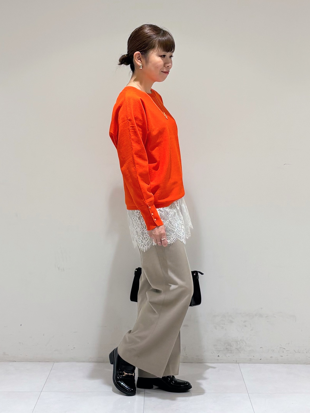 tsuyuさんの「INDIVI｜【洗濯機OK／ストレッチ◎】秋はじめのダブルジャケット」を使ったコーディネート