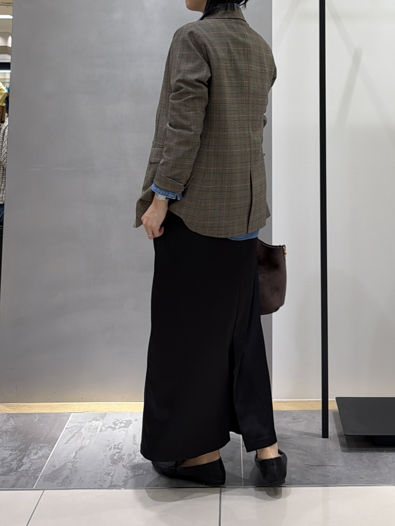 shihoさんの「INDIVI｜【洗濯機OK／ストレッチ◎】秋はじめのダブルジャケット」を使ったコーディネート