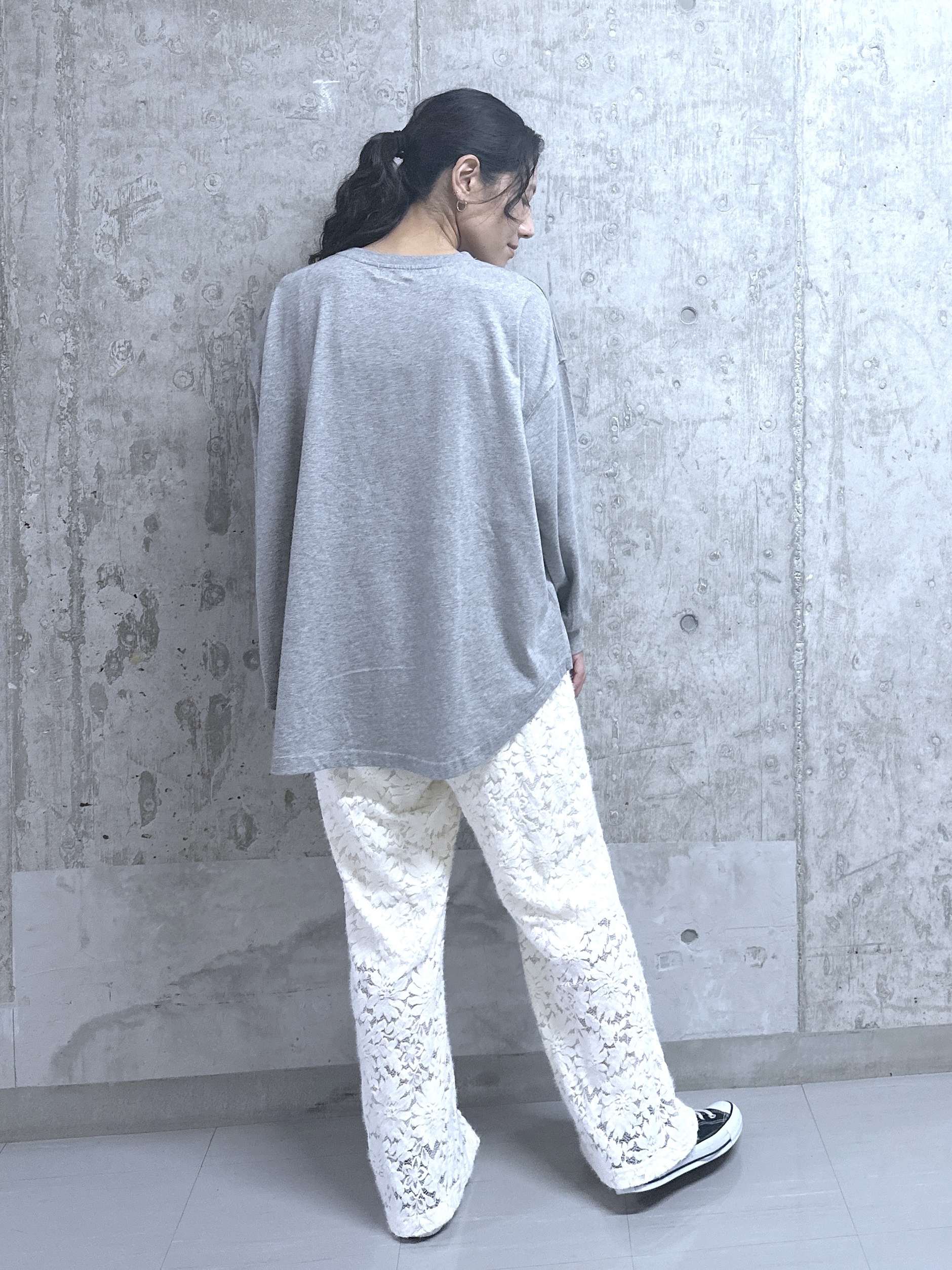 kumiさんの「Dessin｜【洗える】オーガニックコットン ロングスリーブTシャツ」を使ったコーディネート