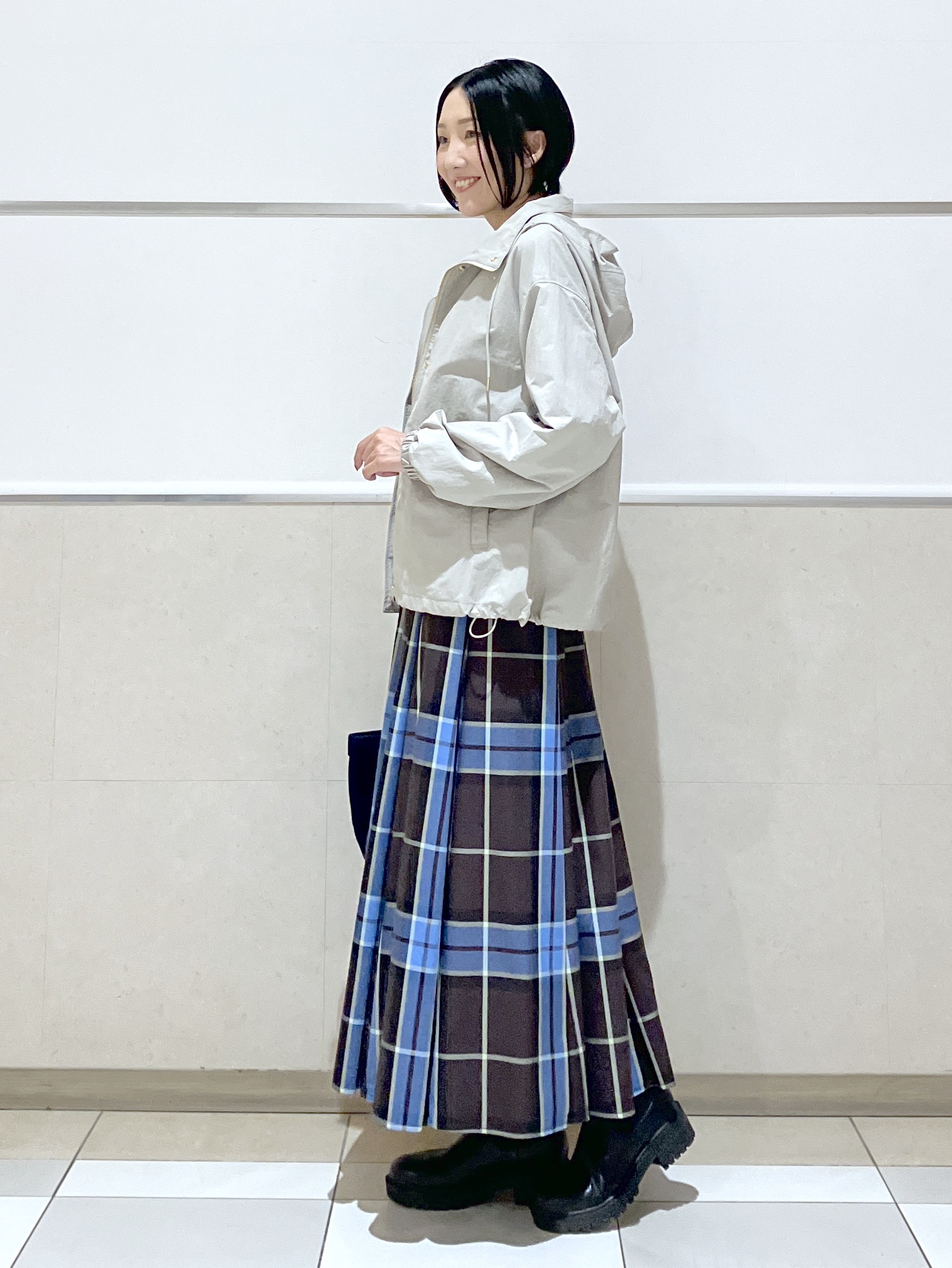 eriko さんの「Dessin｜【撥水/2WAY/洗える】フード取り外し可能 撥水ナイロンマンパ」を使ったコーディネート