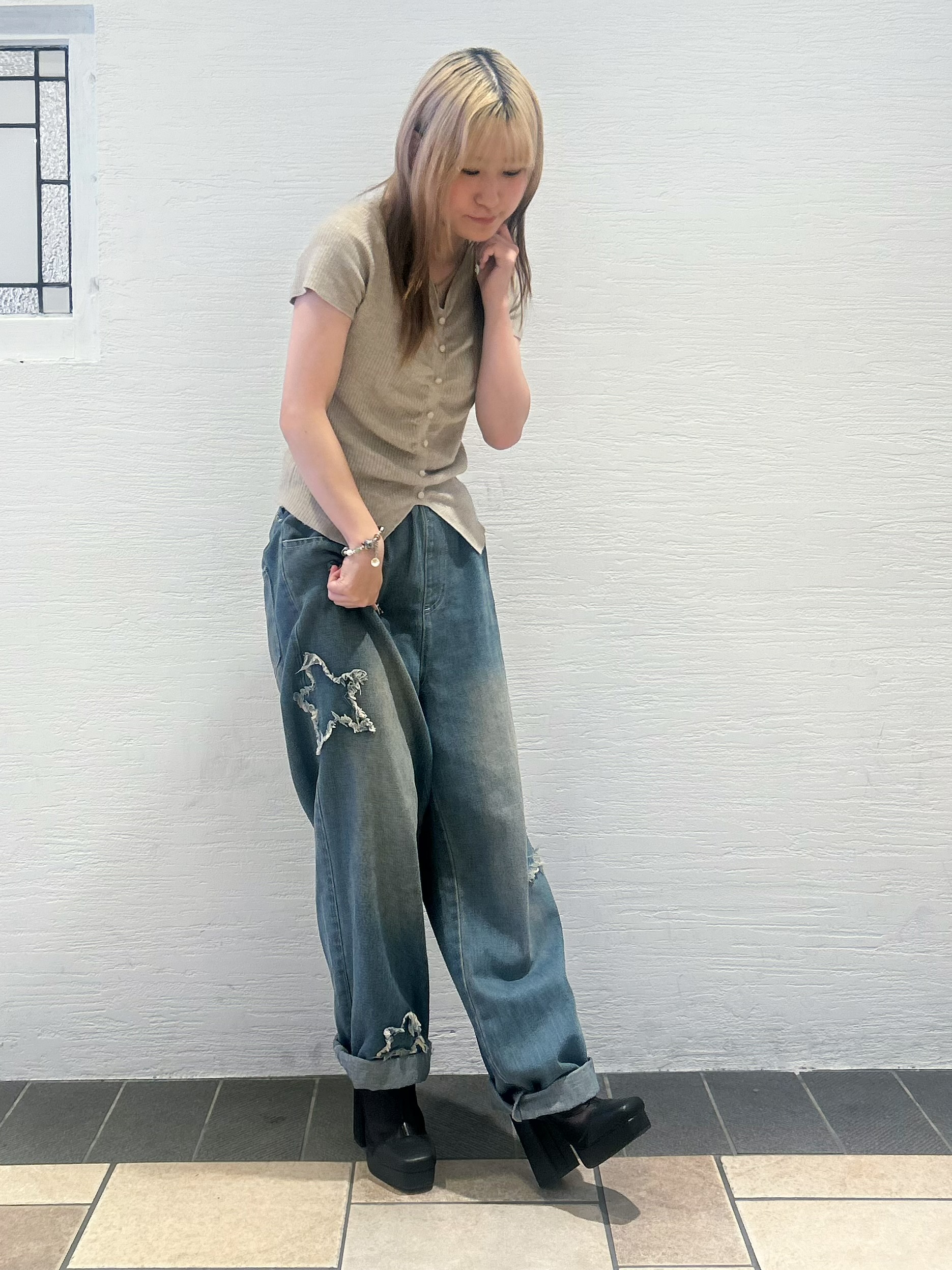 miyuさんの「ESPERANZA｜チュールスクエアブーツ」を使ったコーディネート