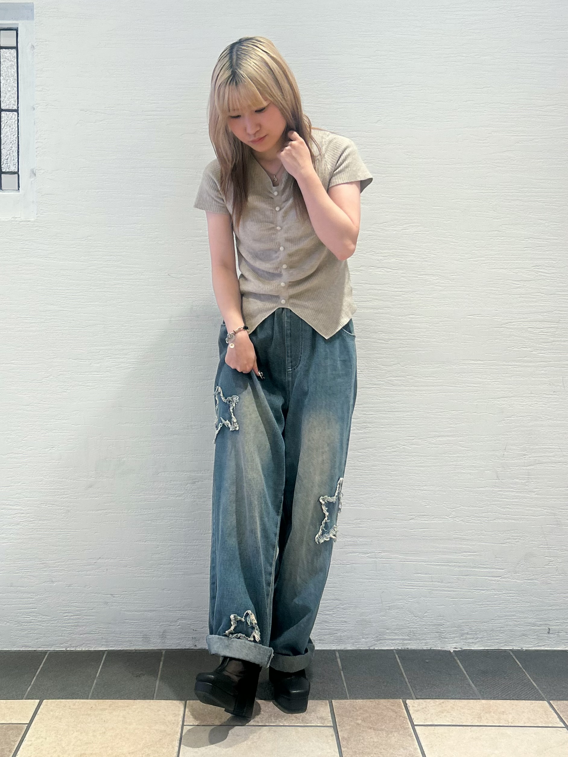 miyuさんの「ESPERANZA｜チュールスクエアブーツ」を使ったコーディネート