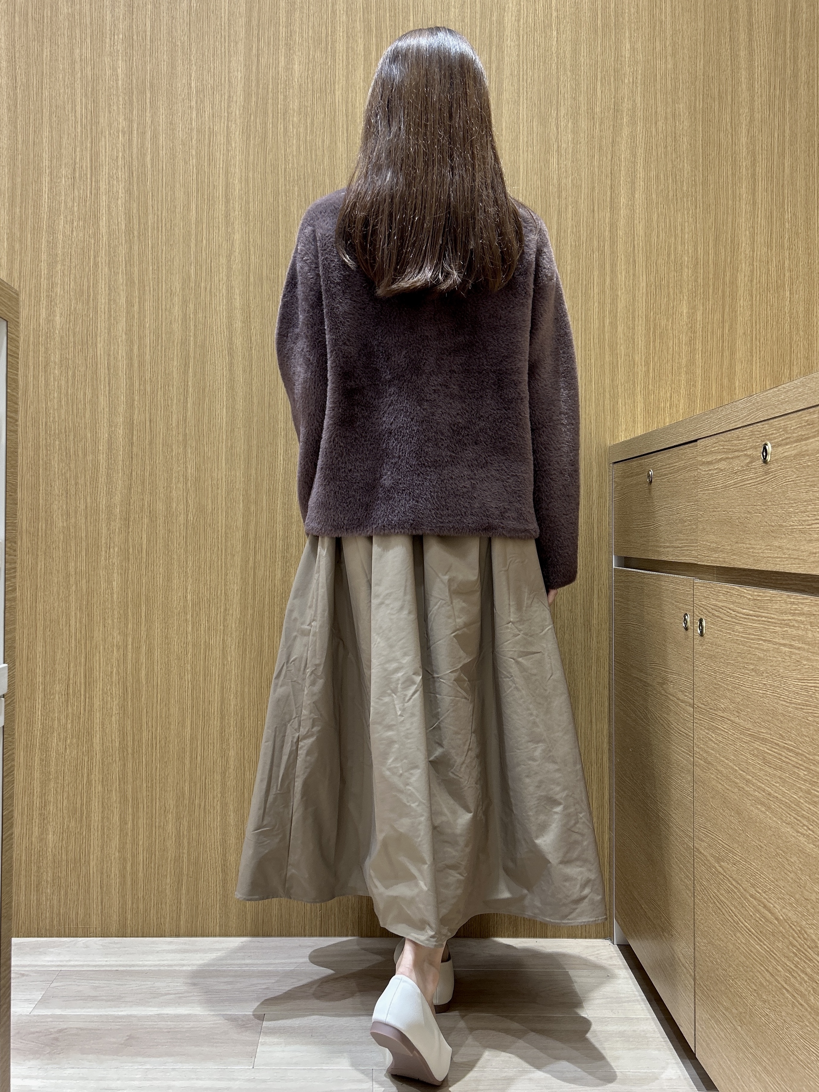 maiさんの「OPAQUE.CLIP｜ダブルフェイスニットカーディガン」を使ったコーディネート