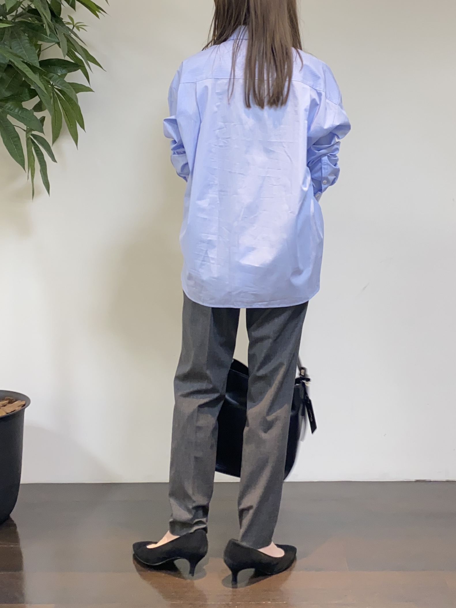 tomoさんの「UNTITLED｜【セットアップ可/秋羽織り/お仕事スーツ】ウールブレンドダブルジャケット」を使ったコーディネート