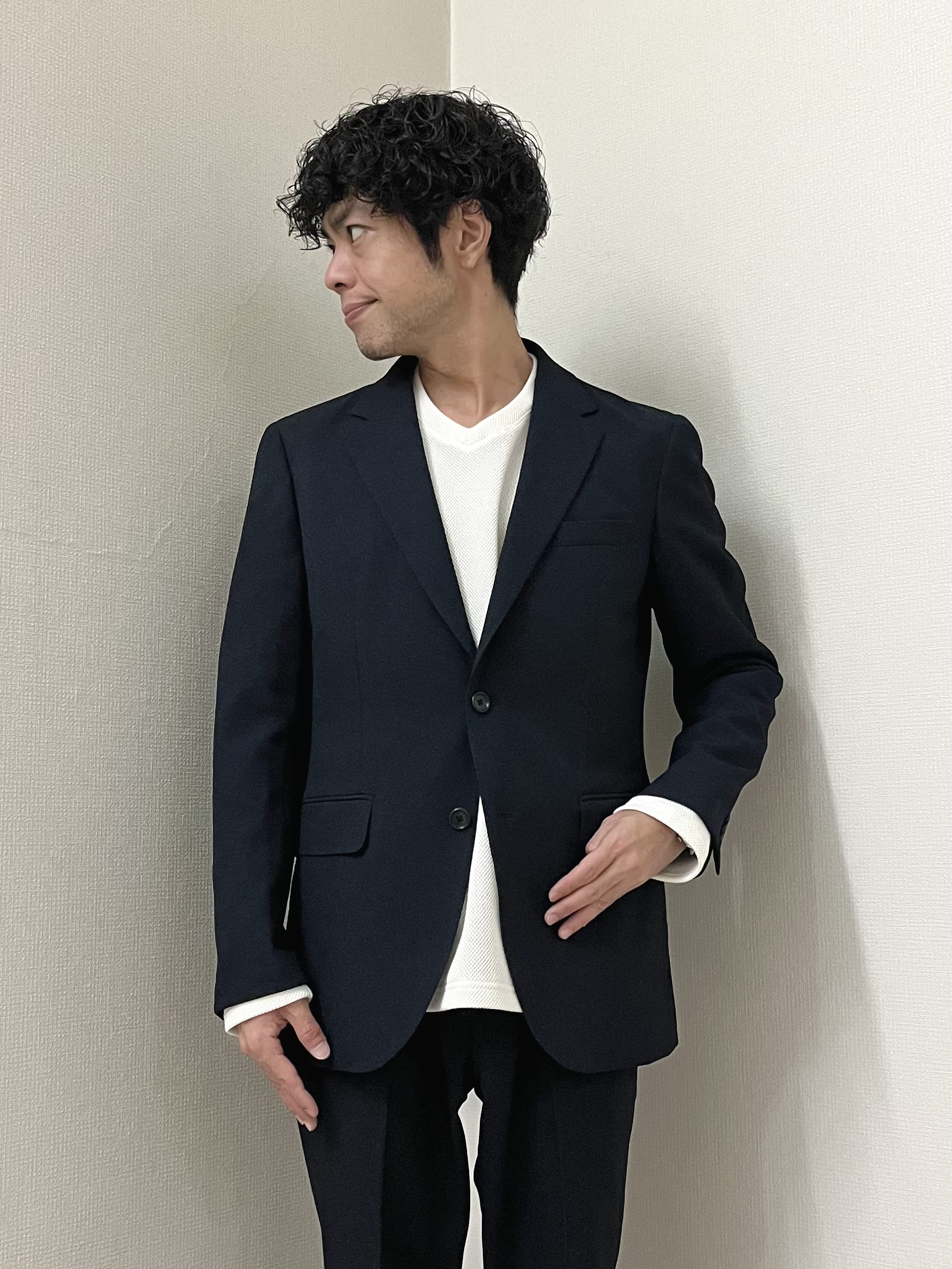 URAさんの「TAKEO KIKUCHI｜ウールライクキャットフット ジャケット」を使ったコーディネート