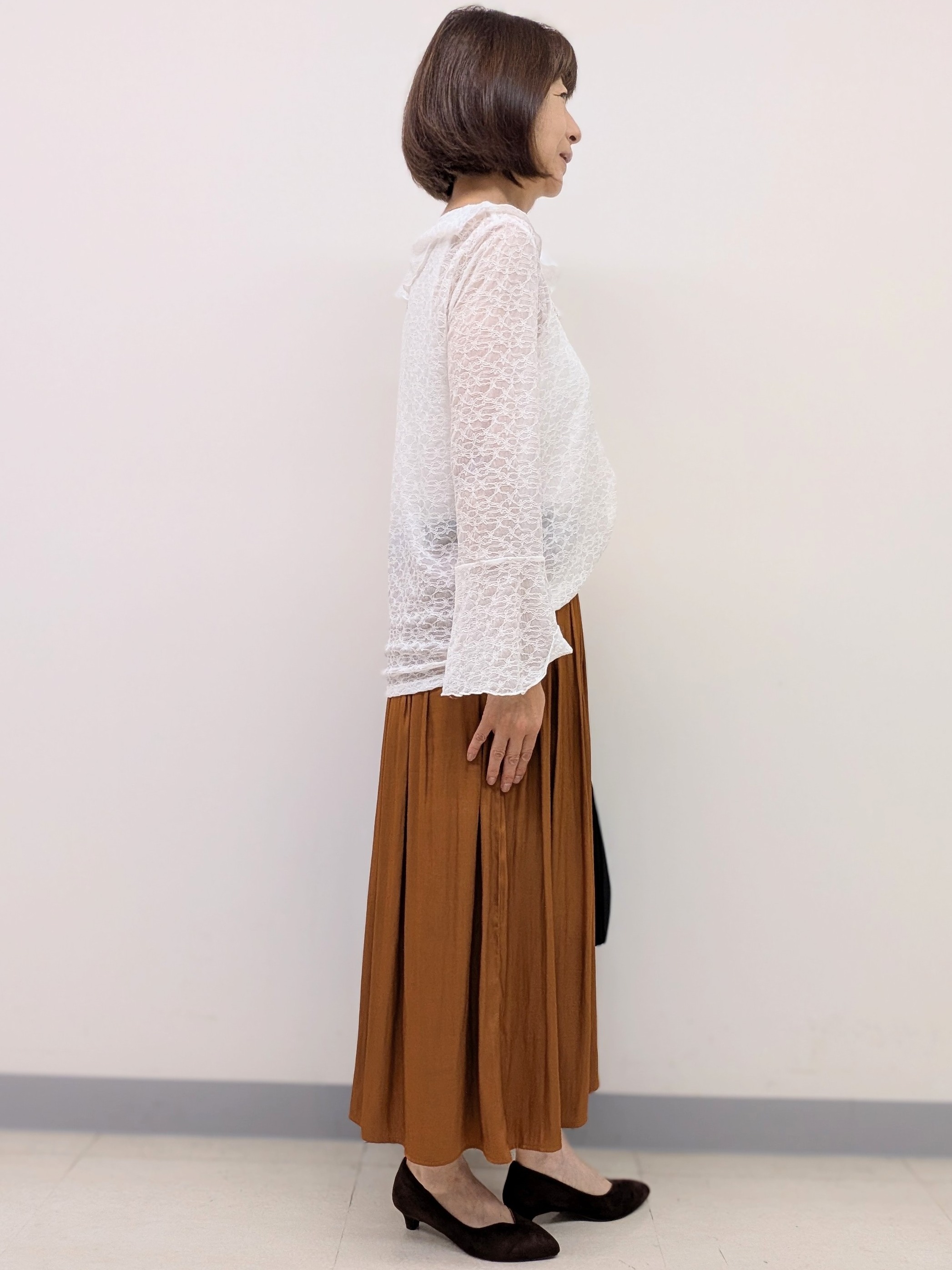Ariさんの「Reflect｜【洗える】フリルレースブラウス」を使ったコーディネート