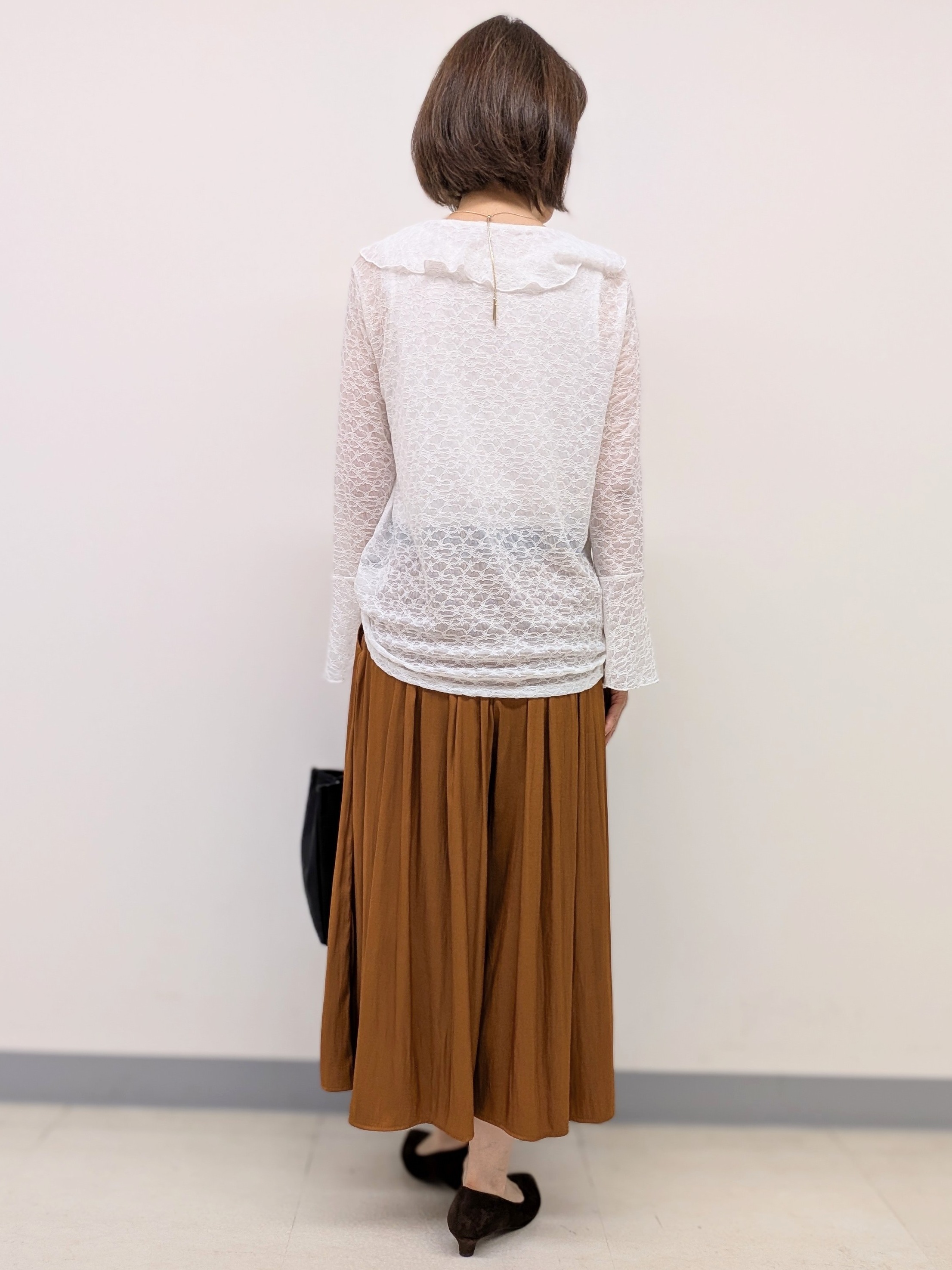 Ariさんの「Reflect｜【洗える】フリルレースブラウス」を使ったコーディネート
