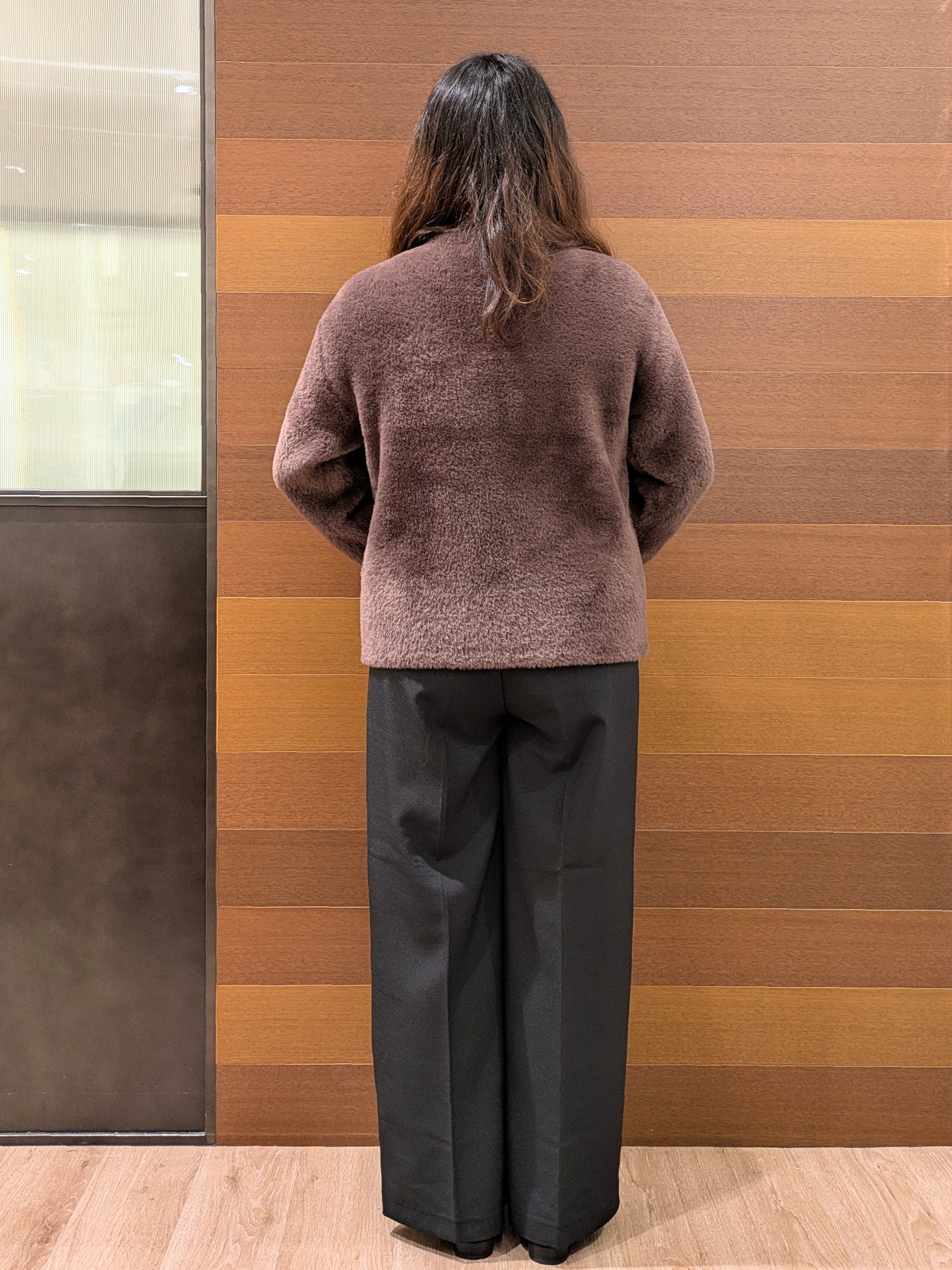 むっちゃんさんの「OPAQUE.CLIP｜ダブルフェイスニットカーディガン」を使ったコーディネート