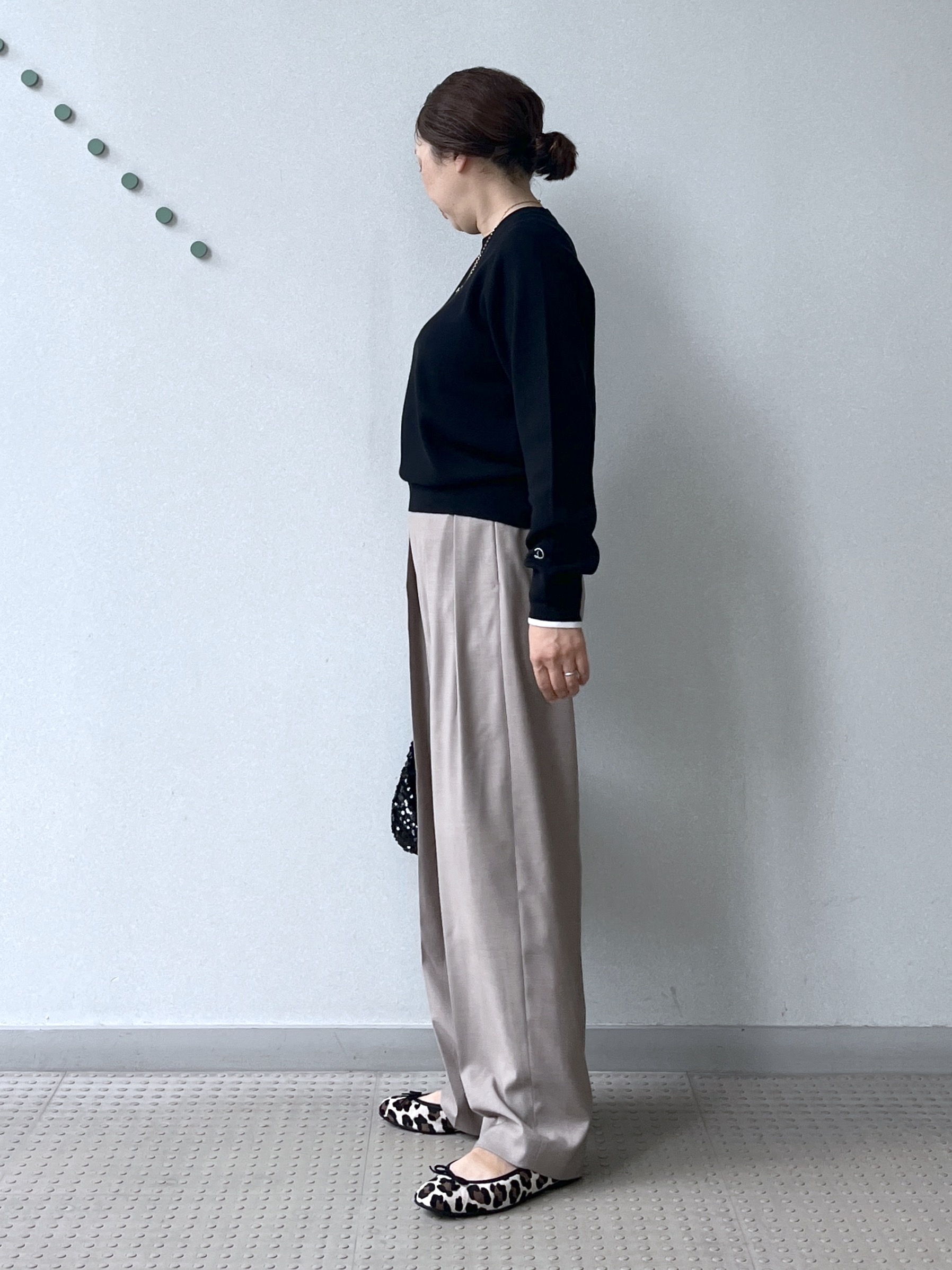 Soeさんの「DRESSTERIOR｜【6色展開/マシンウォッシャブル】コットンカシミヤニット」を使ったコーディネート