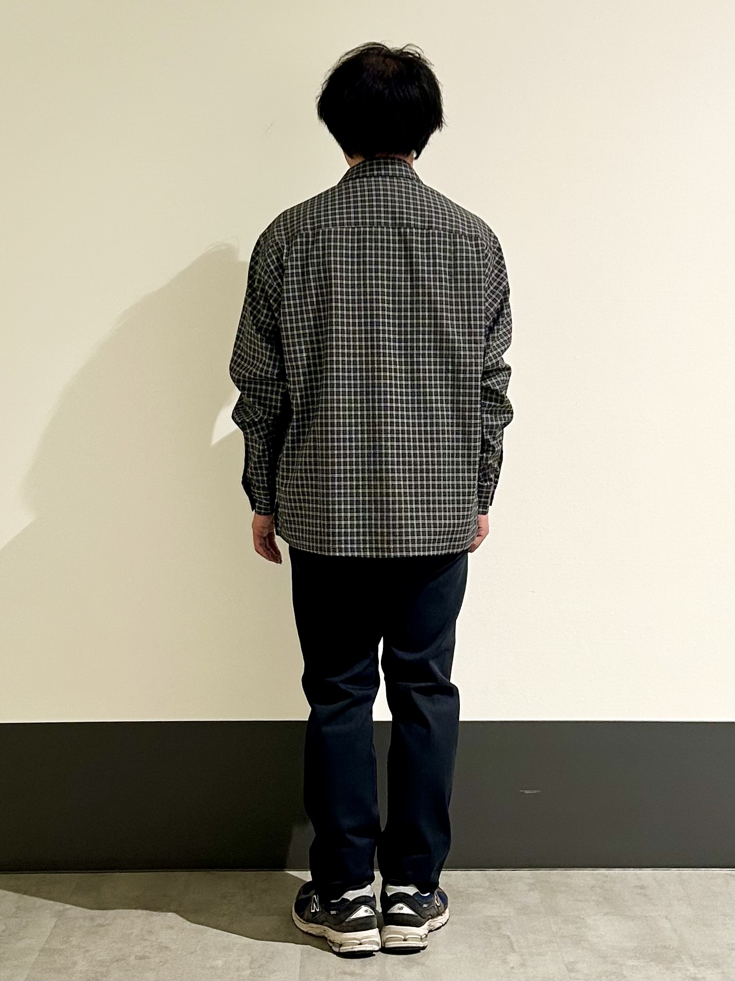 KENJI Iさんの「THE SHOP TK｜【洗濯機OK】ウールライク 長袖シャツ」を使ったコーディネート