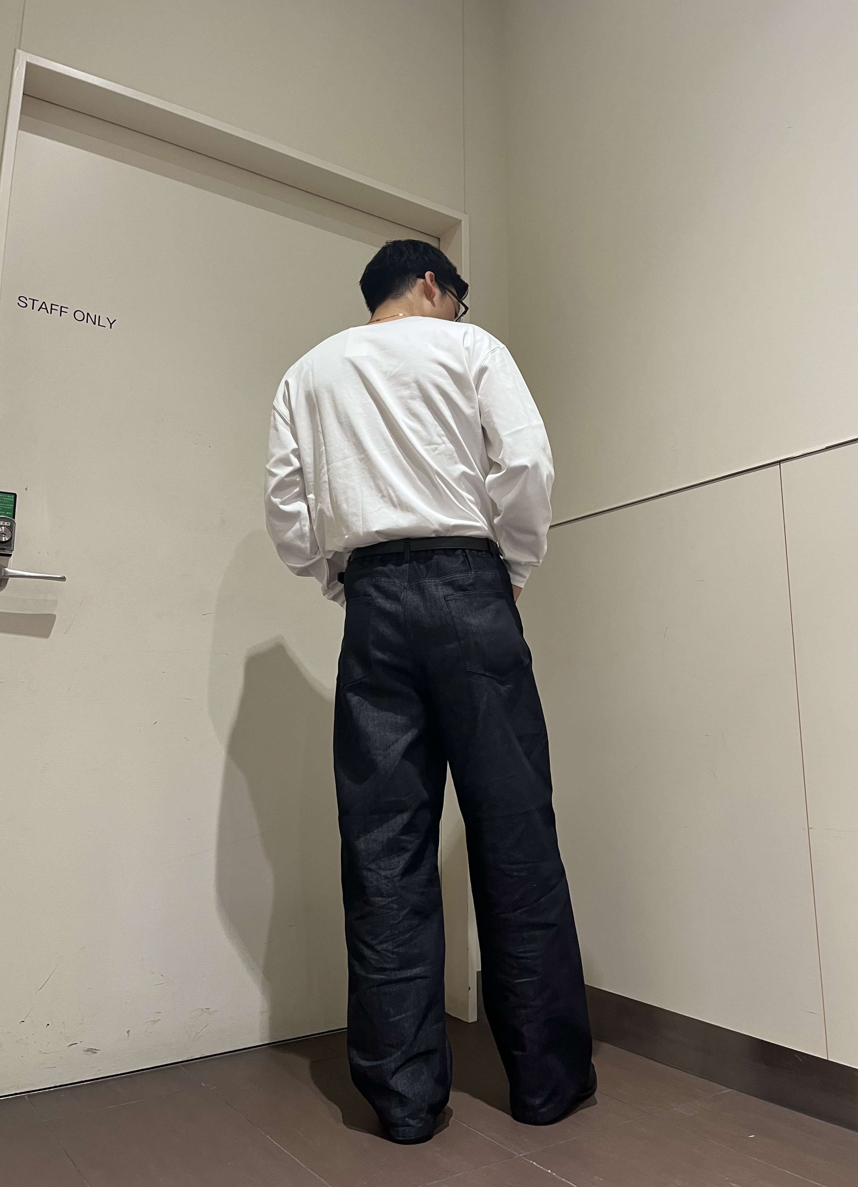 RITSUKIさんの「tk.TAKEO KIKUCHI｜ヘンリーネック長袖Tシャツ」を使ったコーディネート