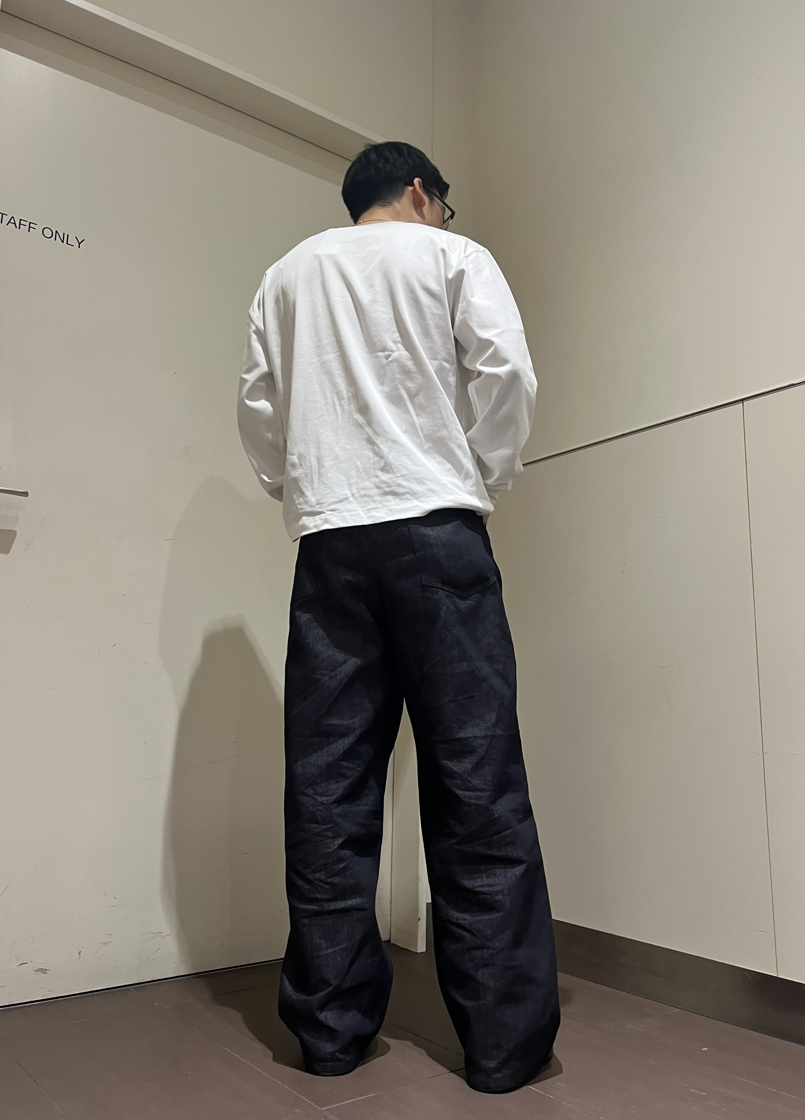 RITSUKIさんの「tk.TAKEO KIKUCHI｜ヘンリーネック長袖Tシャツ」を使ったコーディネート